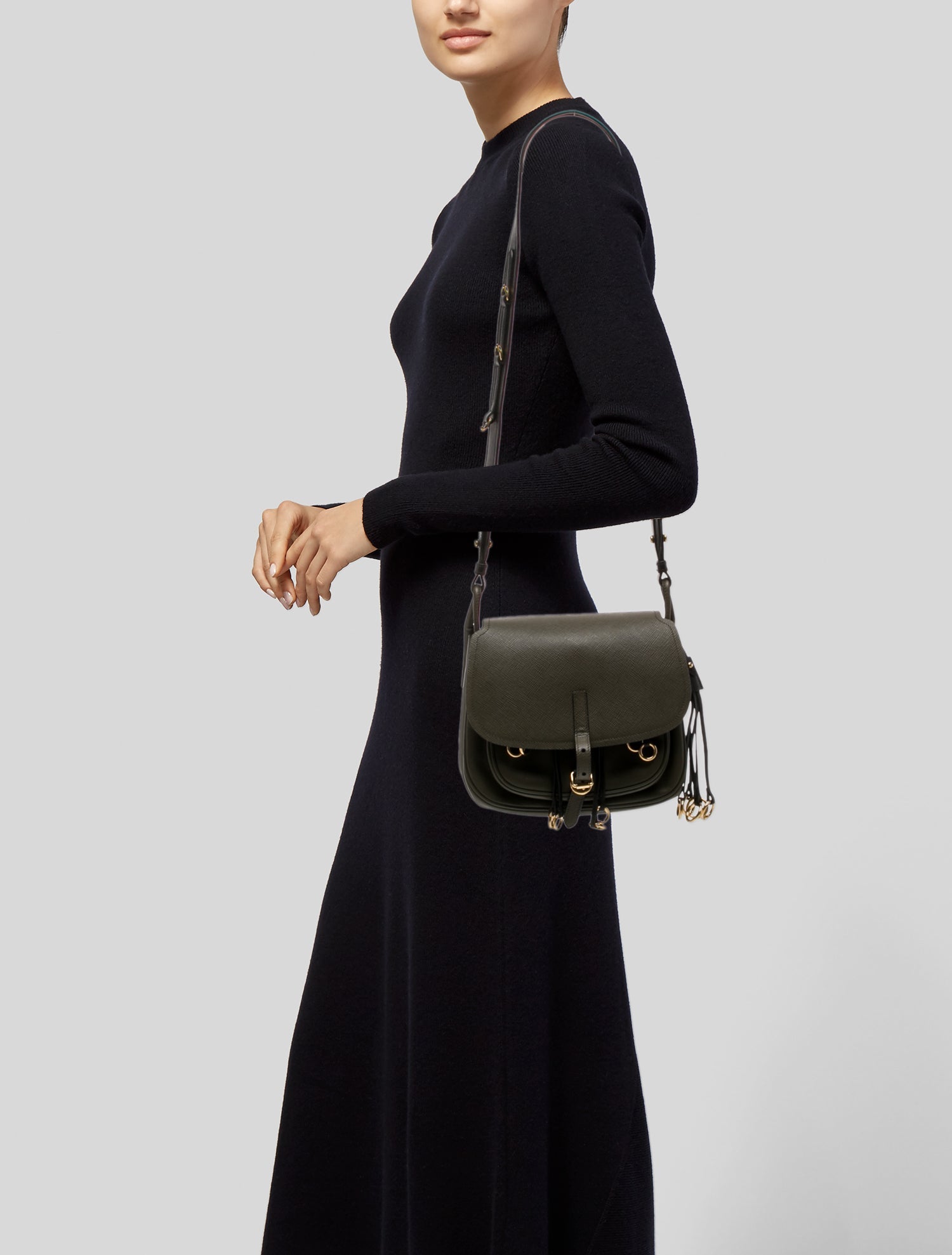 Prada Saffiano Leather Corsaire Small