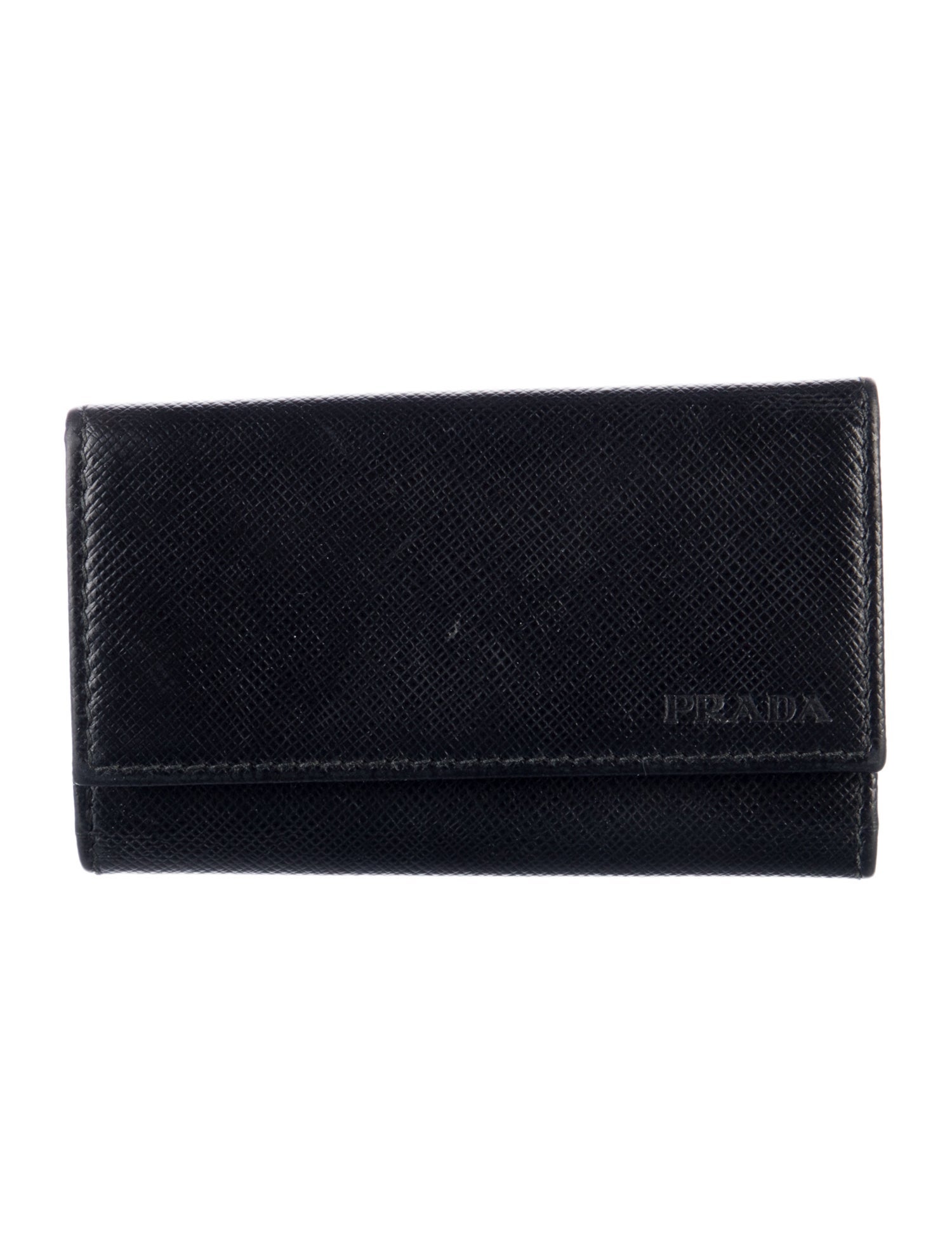 Prada Saffiano Leather Key Holder