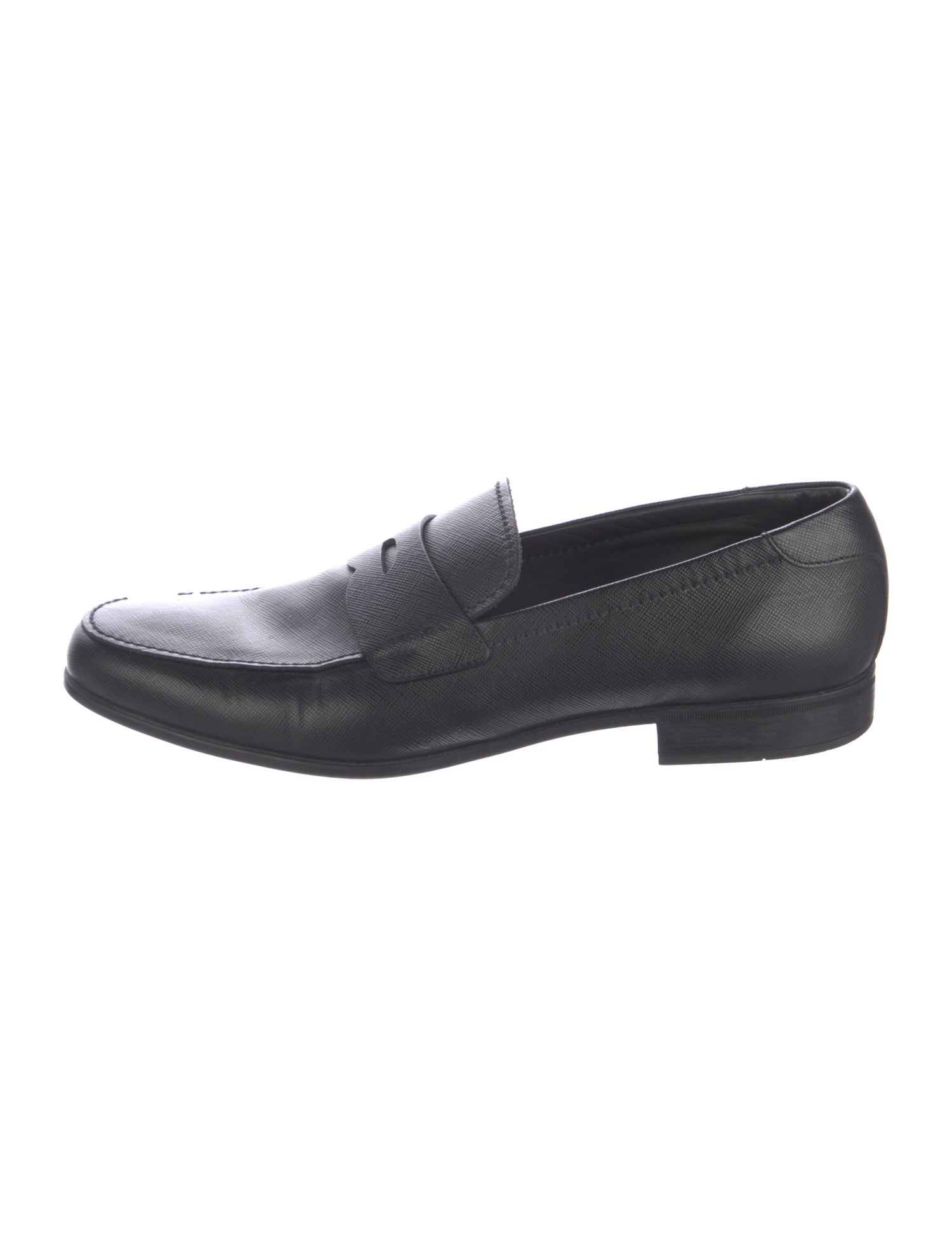 Prada Saffiano Leather Saffiano Leather Dress Loafers
