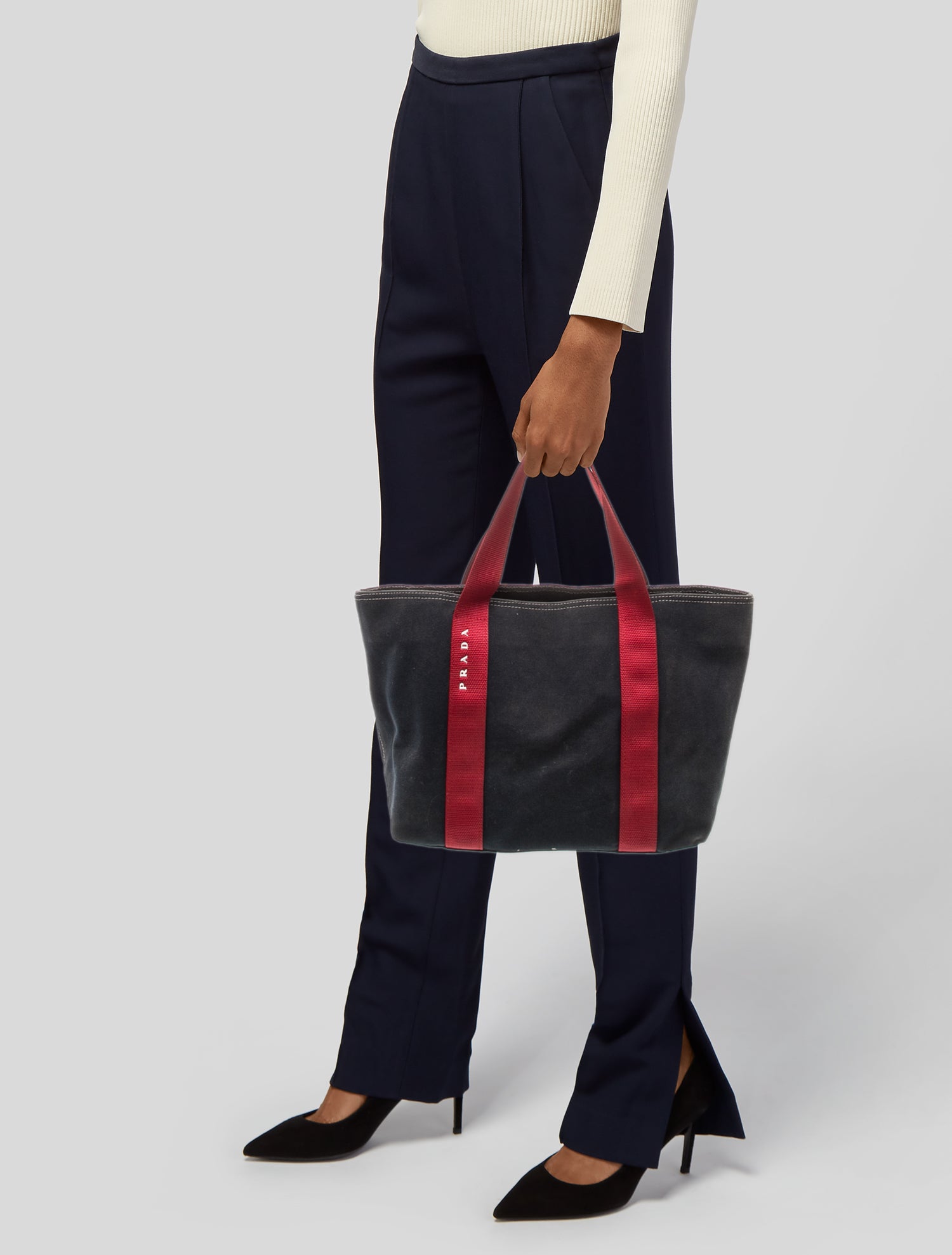 Prada Sport Canvas Shoulder Bag