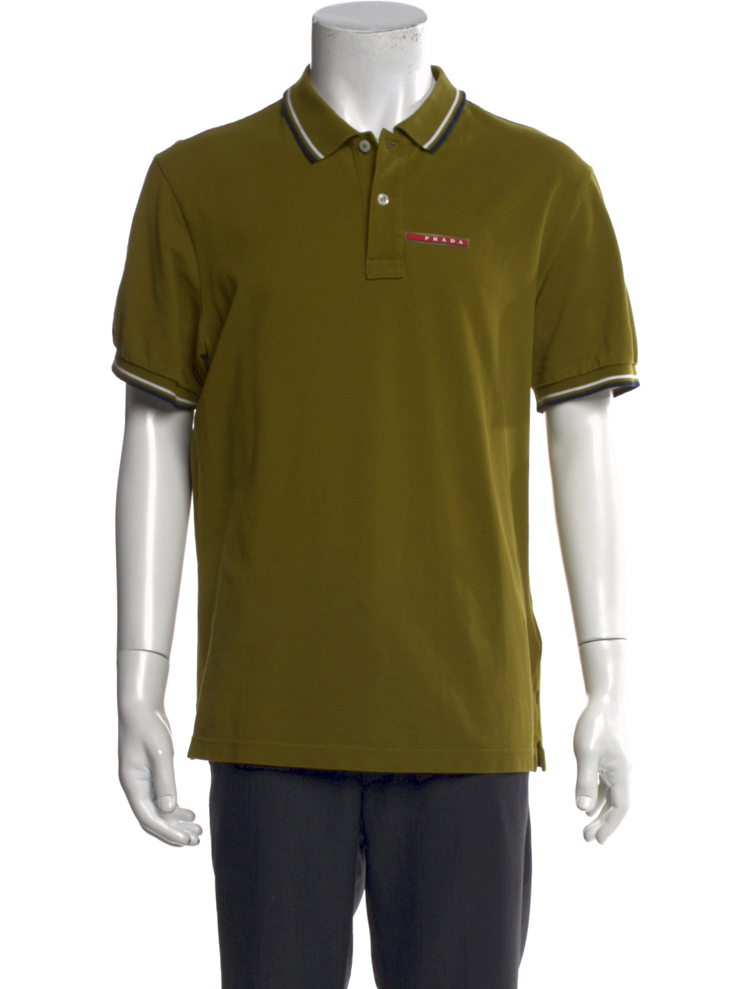 Prada 2018 Crew Neck Polo Shirt