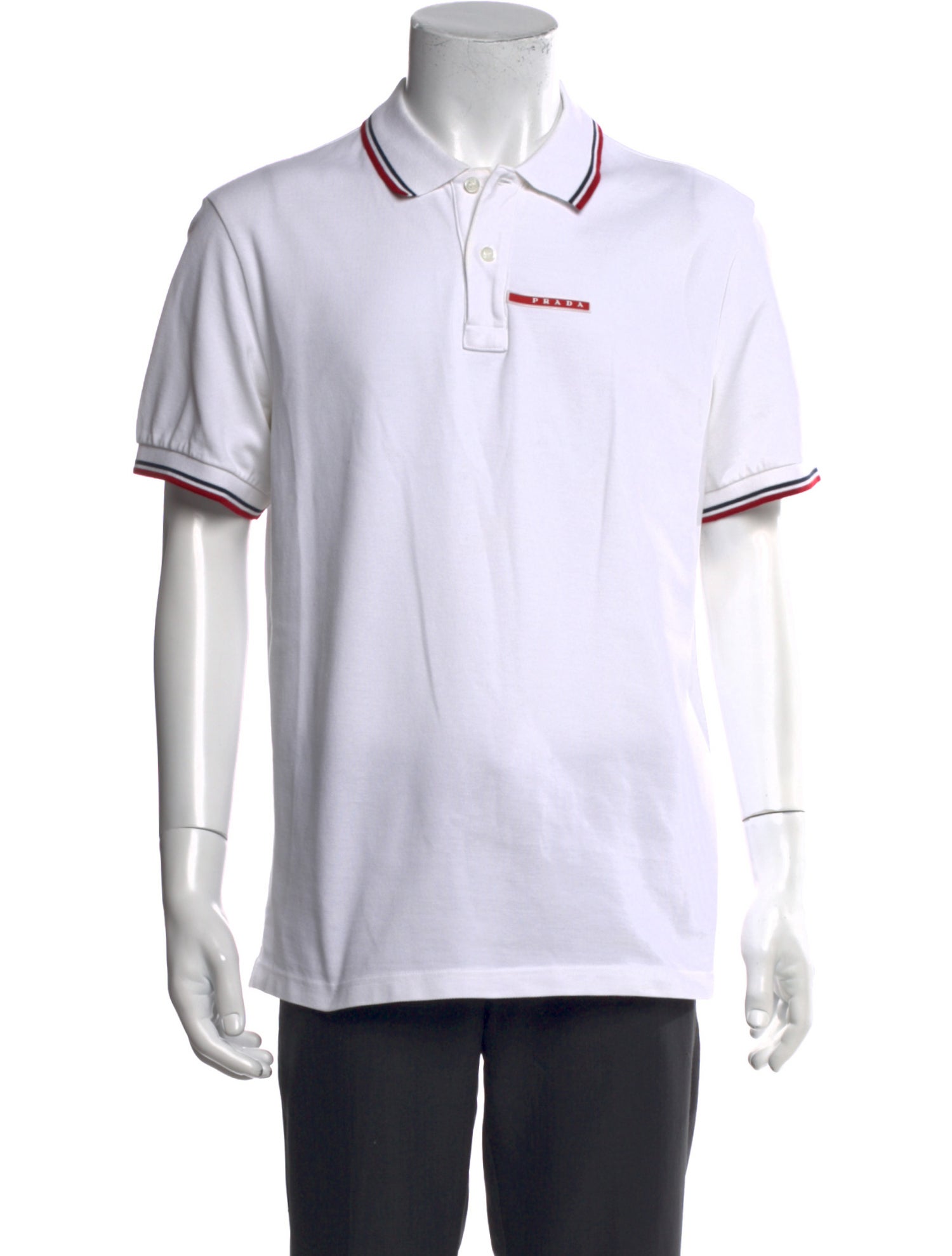 Prada 2018 Signature Logo Polo Shirt