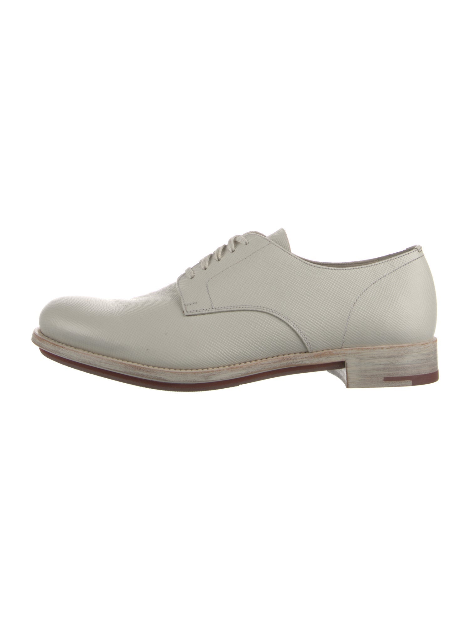 Prada Saffiano Leather Derby Shoes