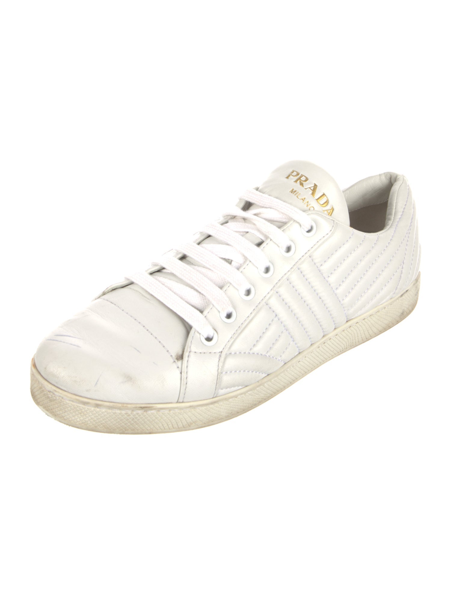 Prada Leather Sneakers
