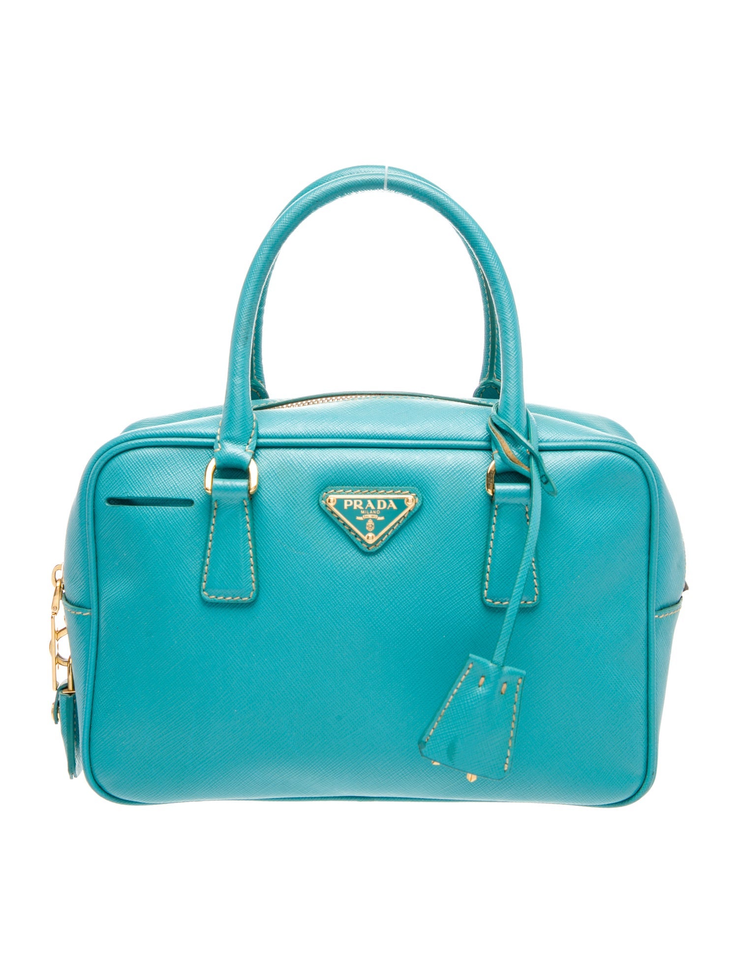 Prada Saffiano Leather Bauletto