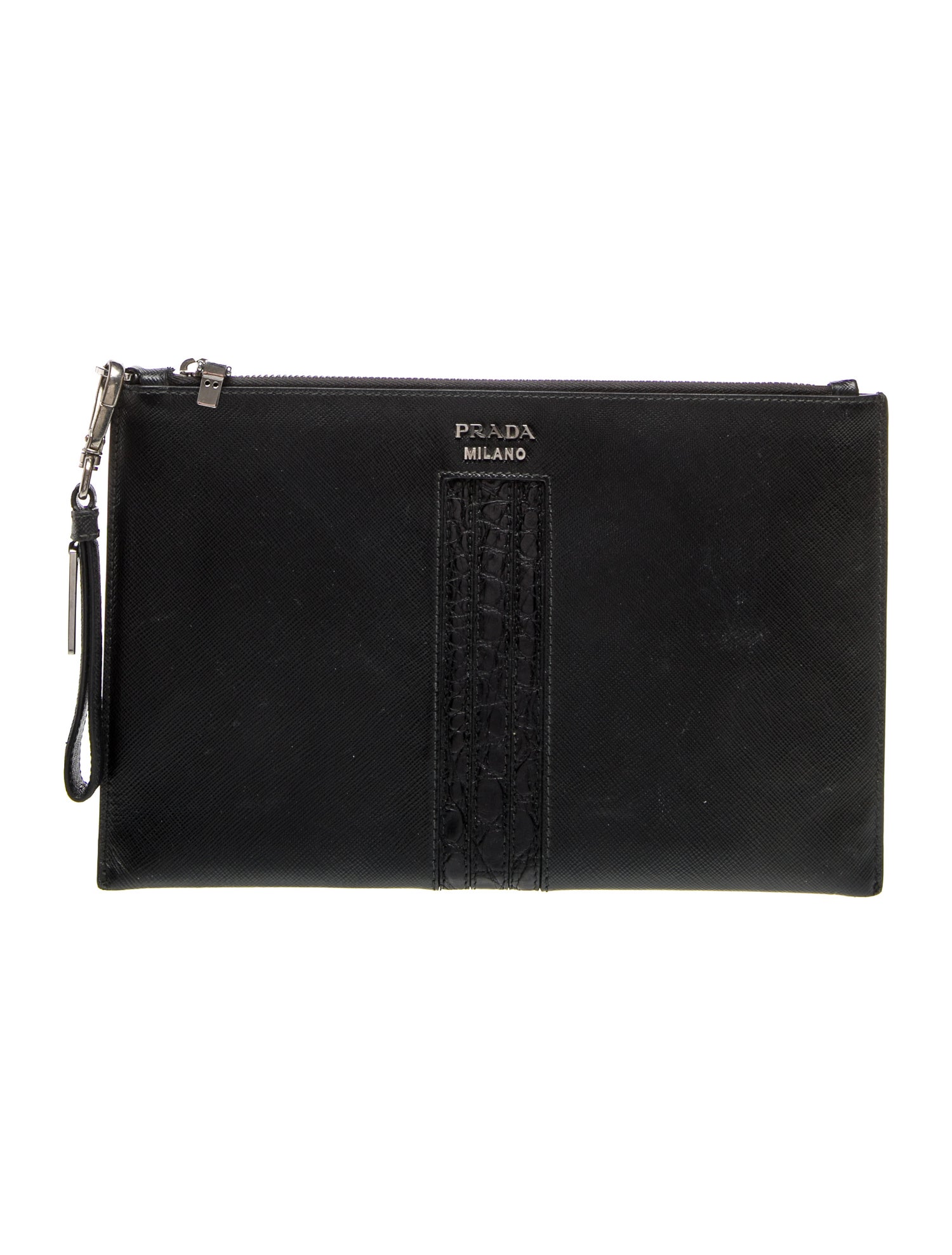 Prada Saffiano Lux Leather Portfolio