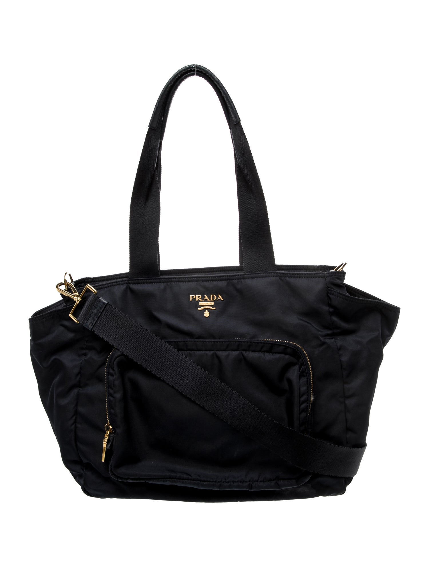 Prada Solid Diaper Bag