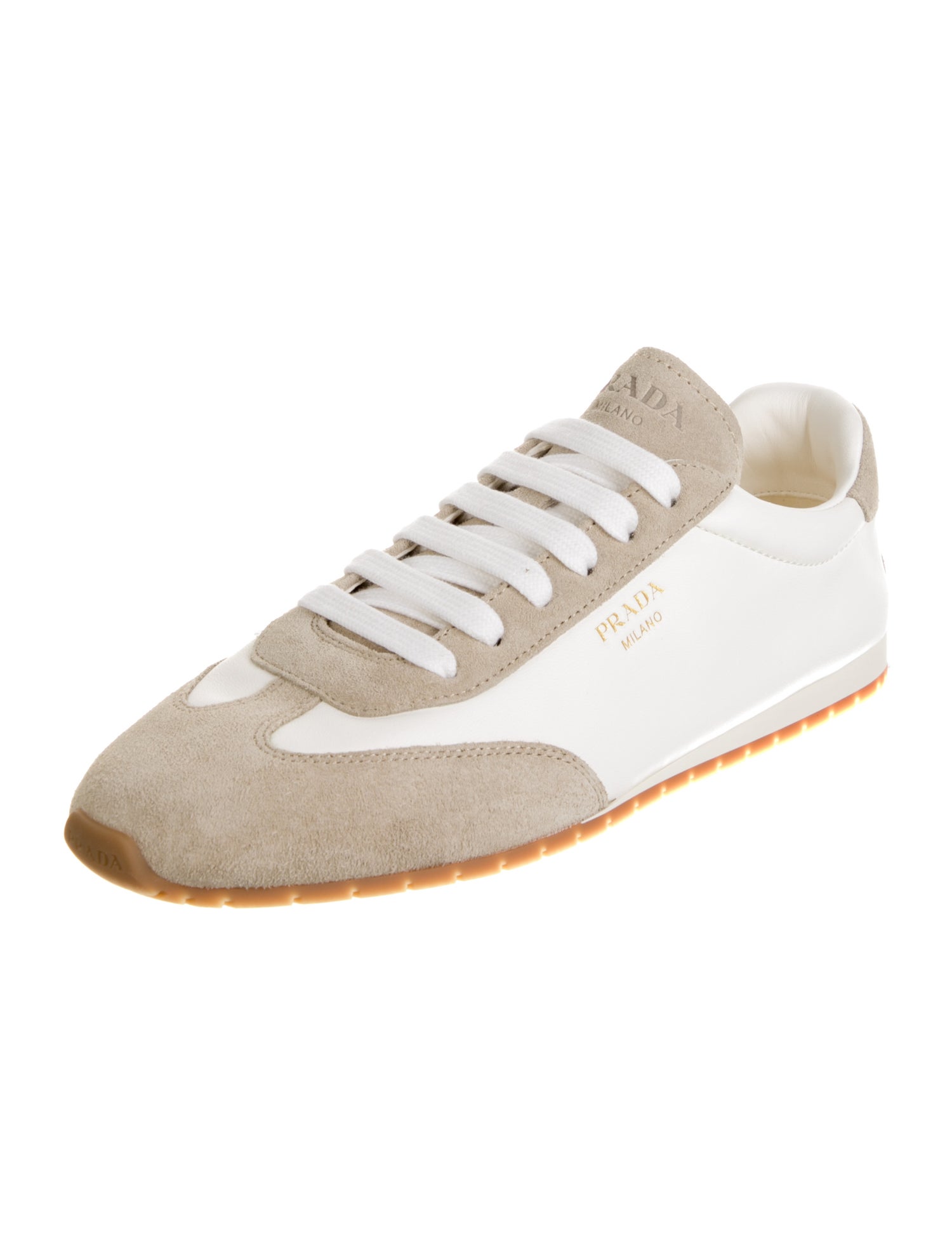Prada Leather Sneakers w/ Tags
