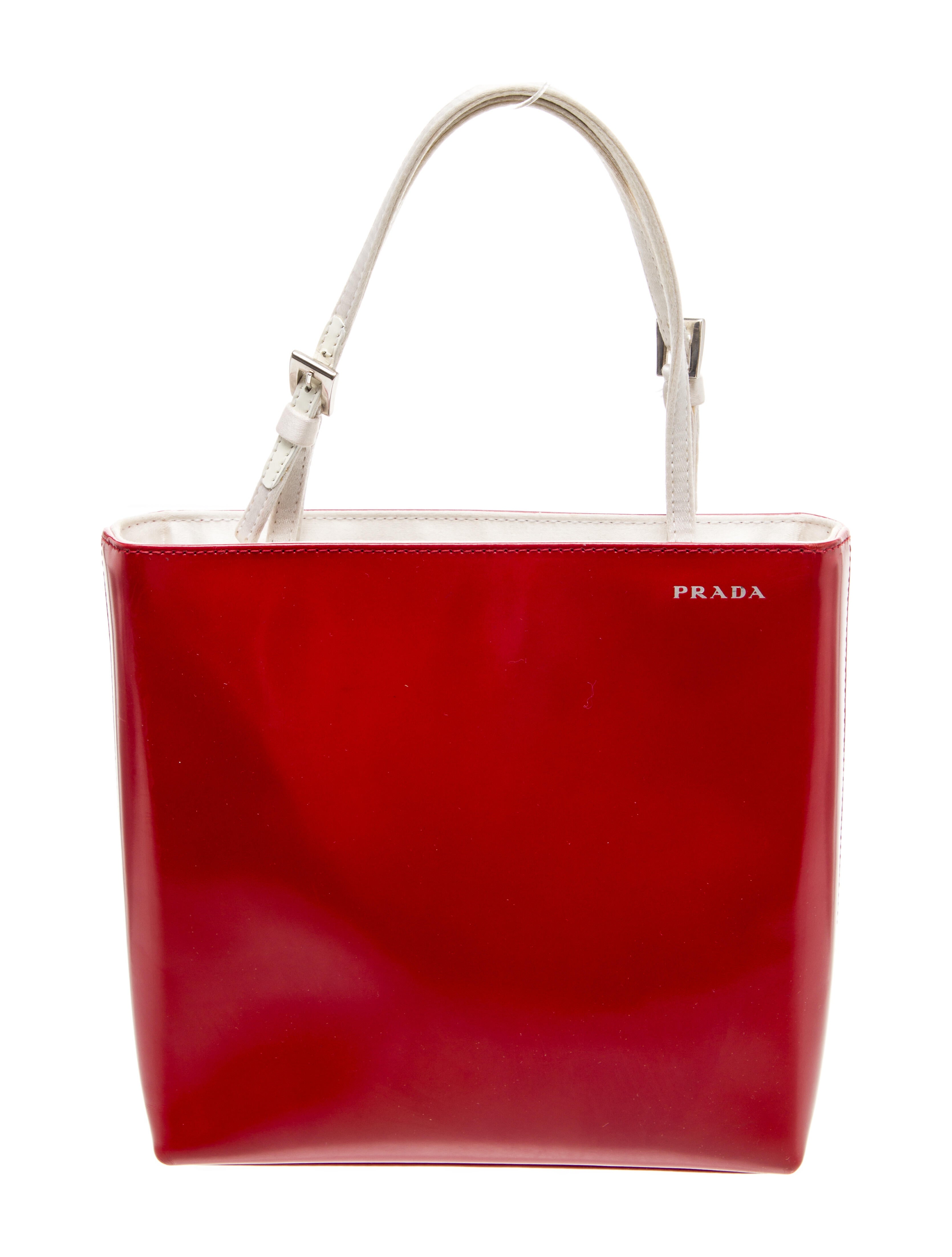 Prada Patent Leather Bucket Bag