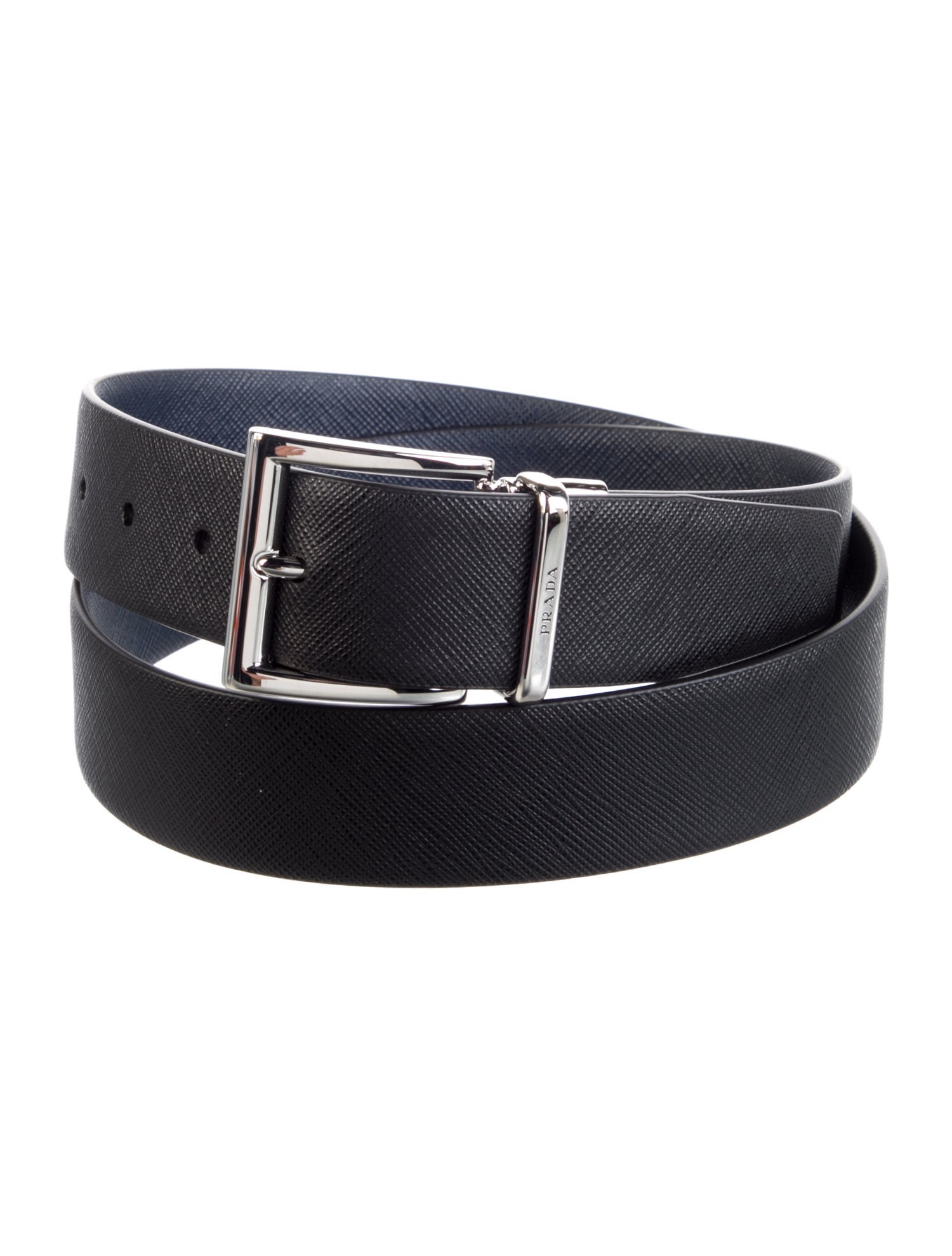 Prada Saffiano Cuir Leather Waist Belt w/ Tags