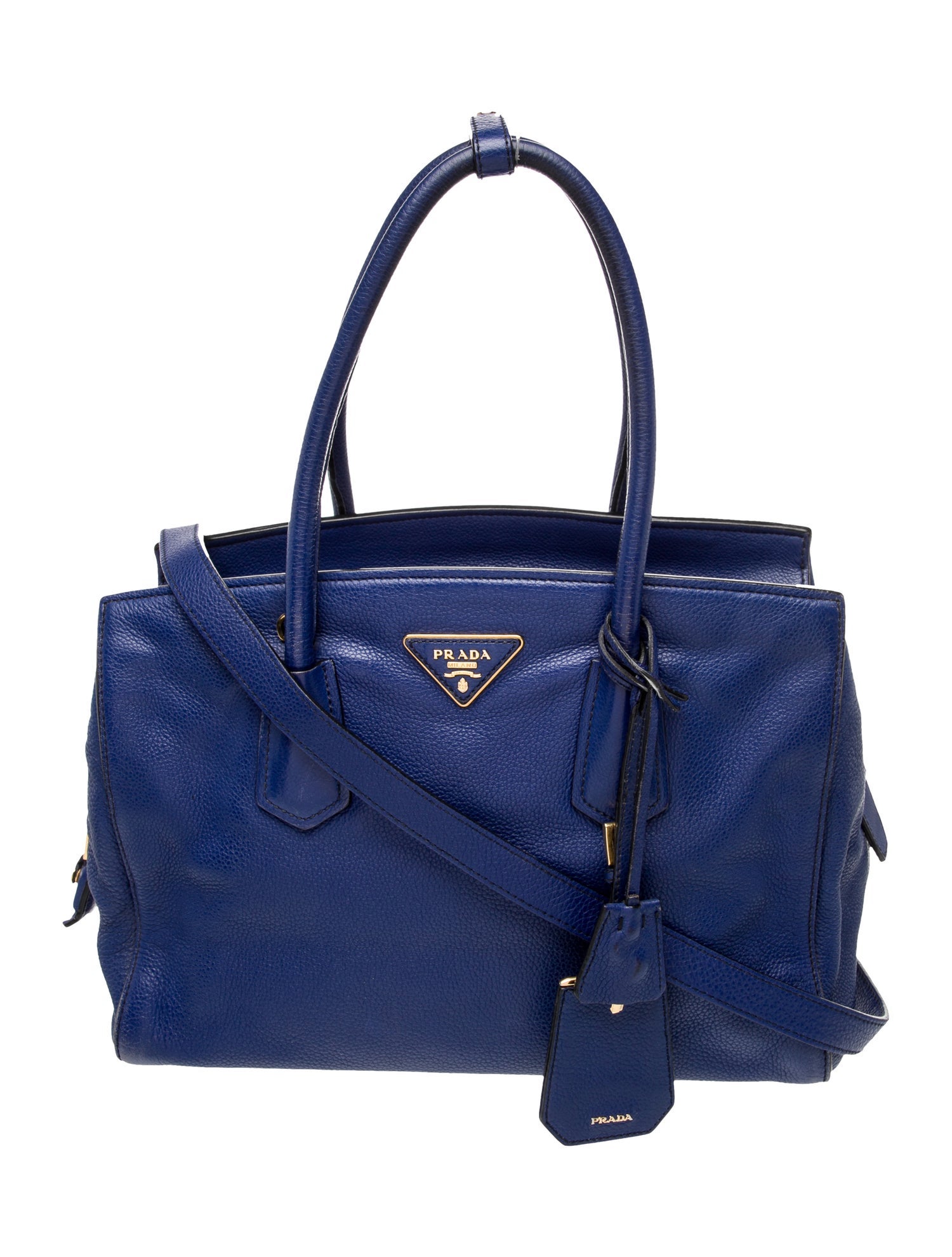 Prada Vitello Leather Shoulder Bag