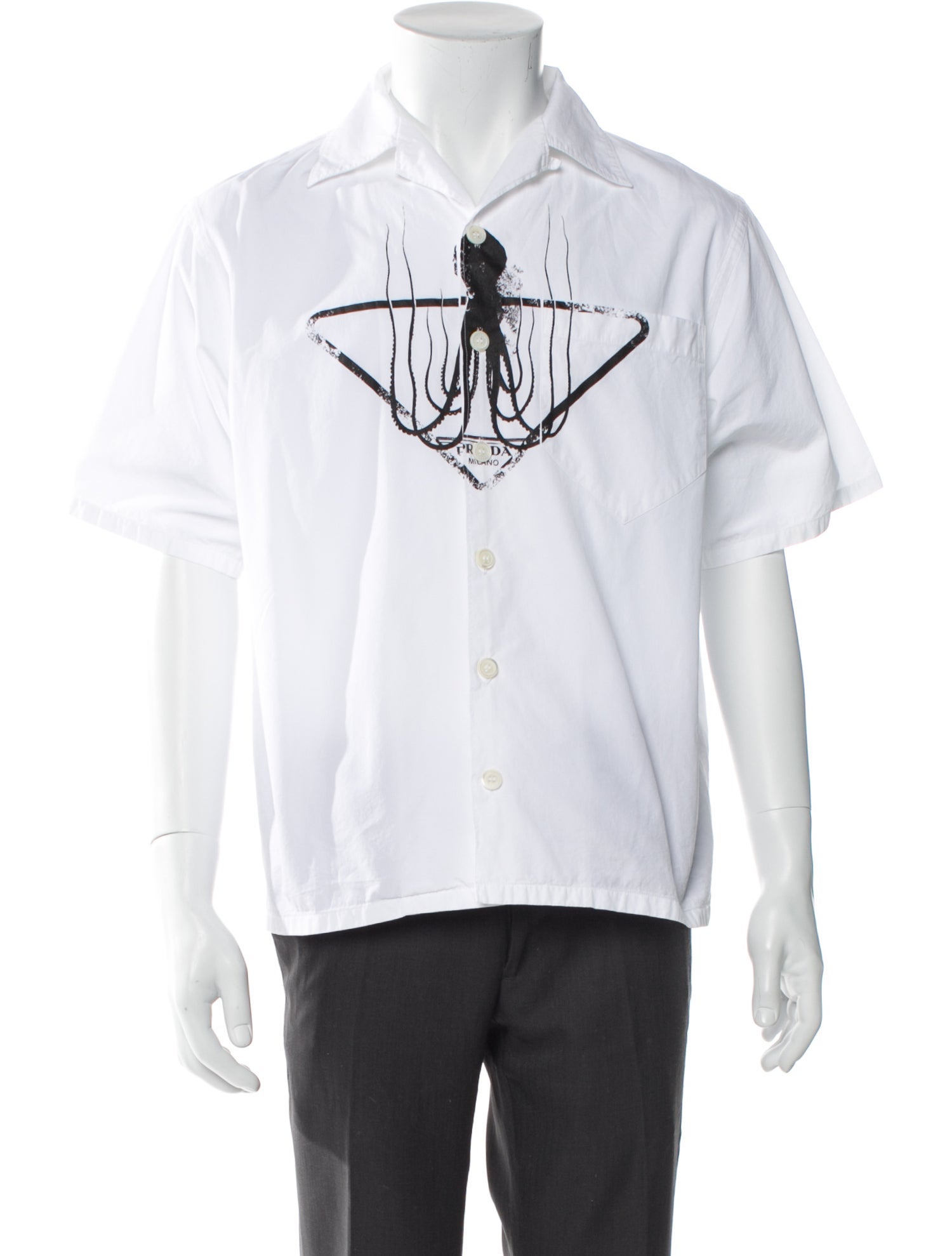 Prada 2022 Graphic Print Shirt