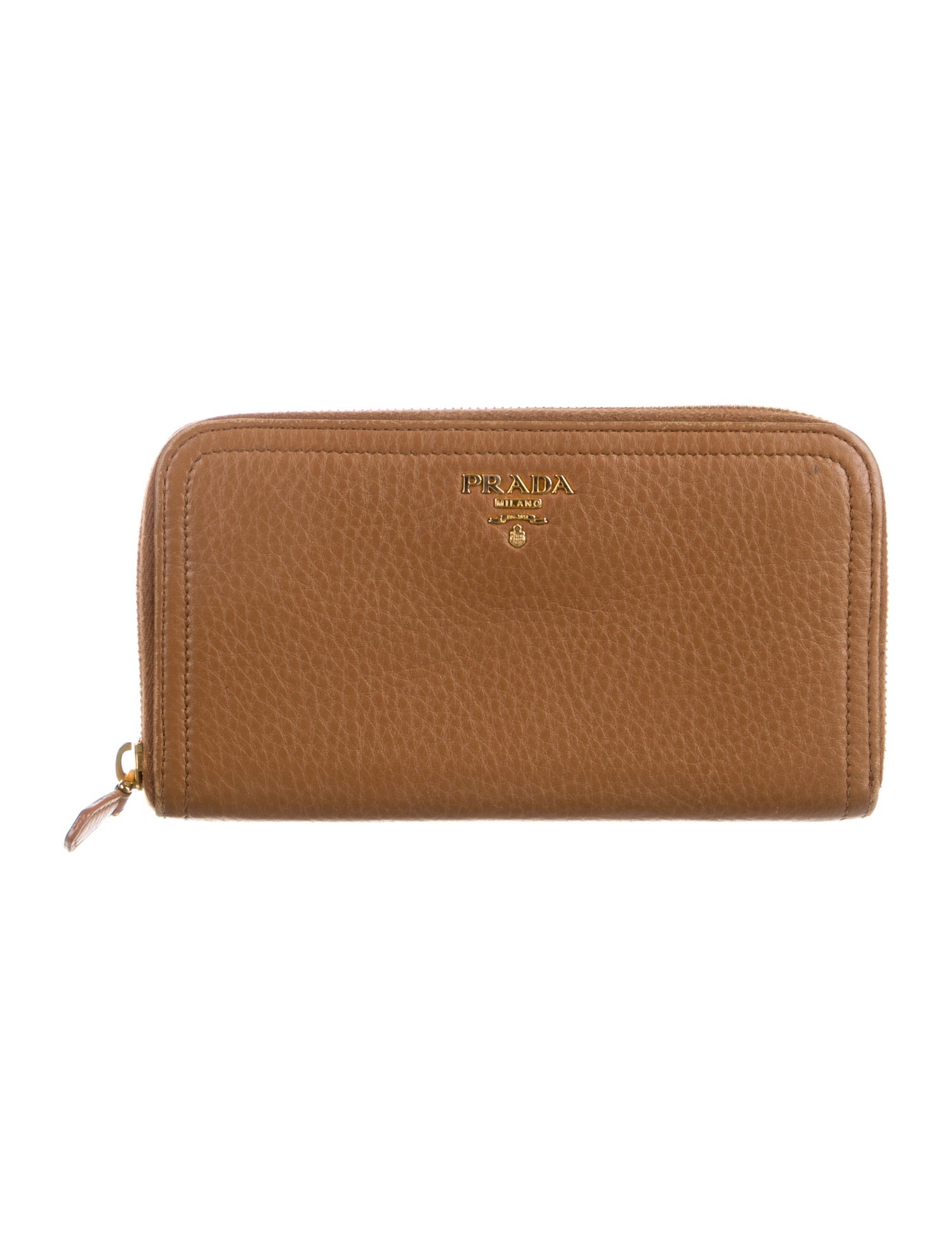 Prada Vitello Daino Leather Continental Wallet