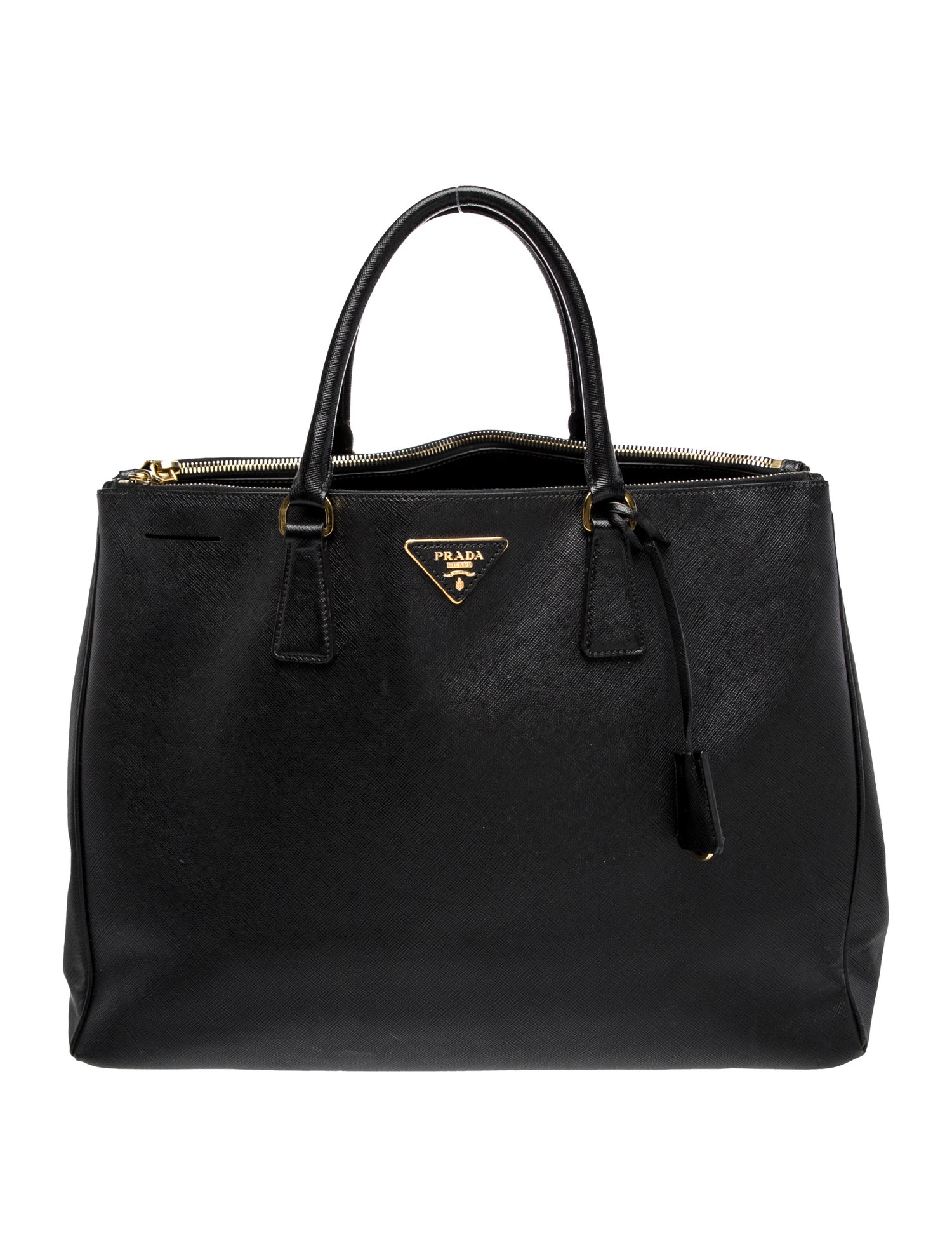 Prada Saffiano Leather Galleria Double Zip Medium
