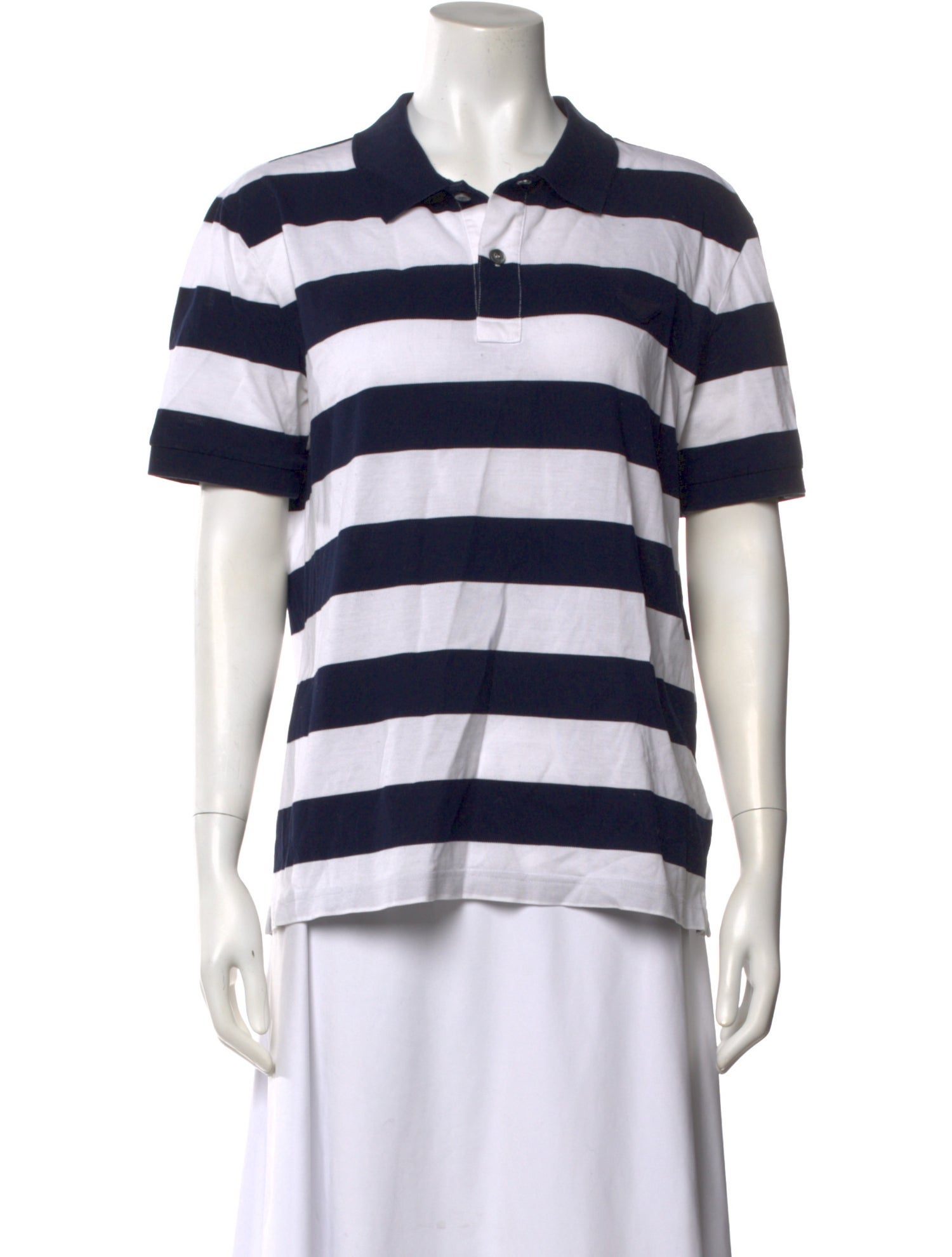 Prada 2013 Striped Polo Shirt