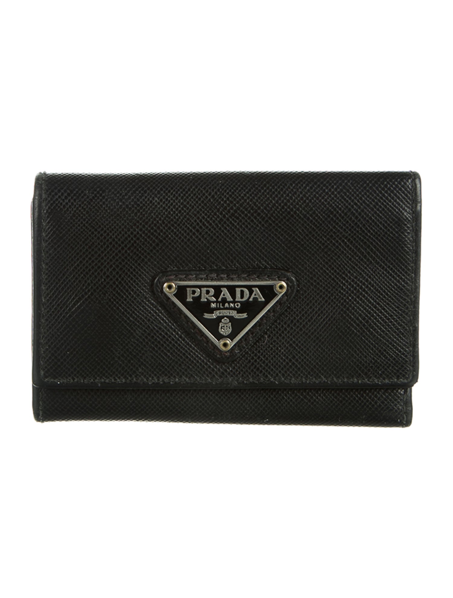 Prada Saffiano 6-Ring Key Holder