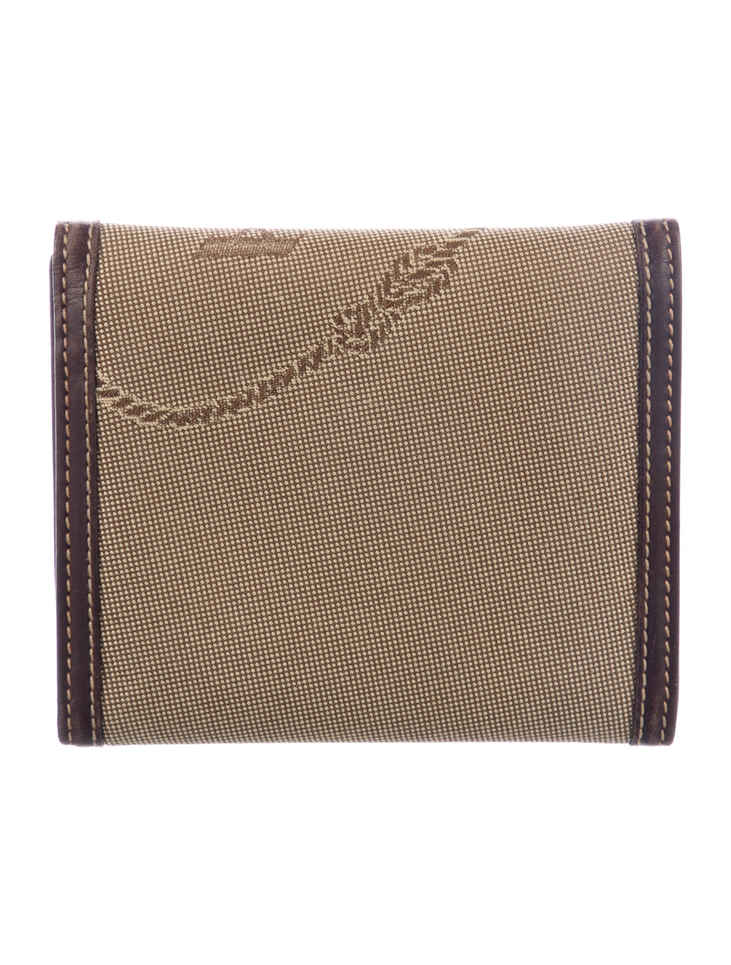 Prada Jacquard Trifold Wallet