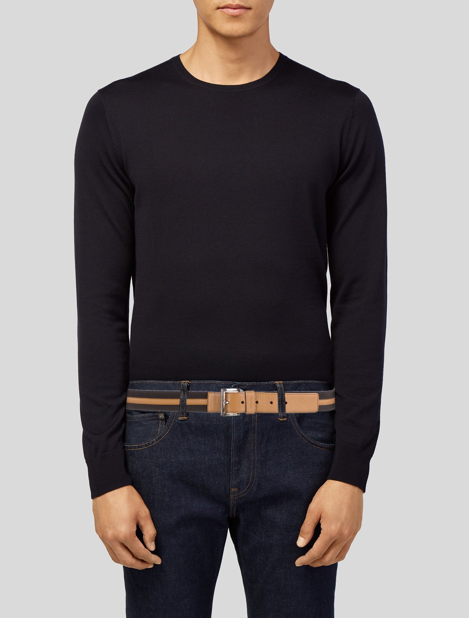 Prada Saffiano Leather Belt