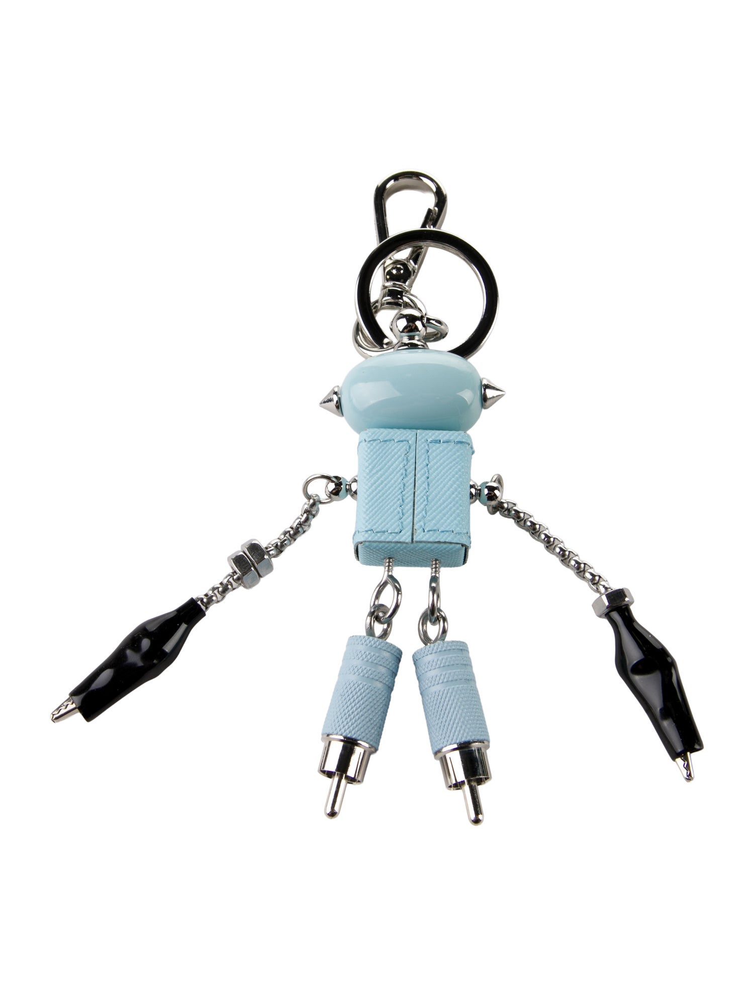 Prada Men's Ceramic Keychain Charm
