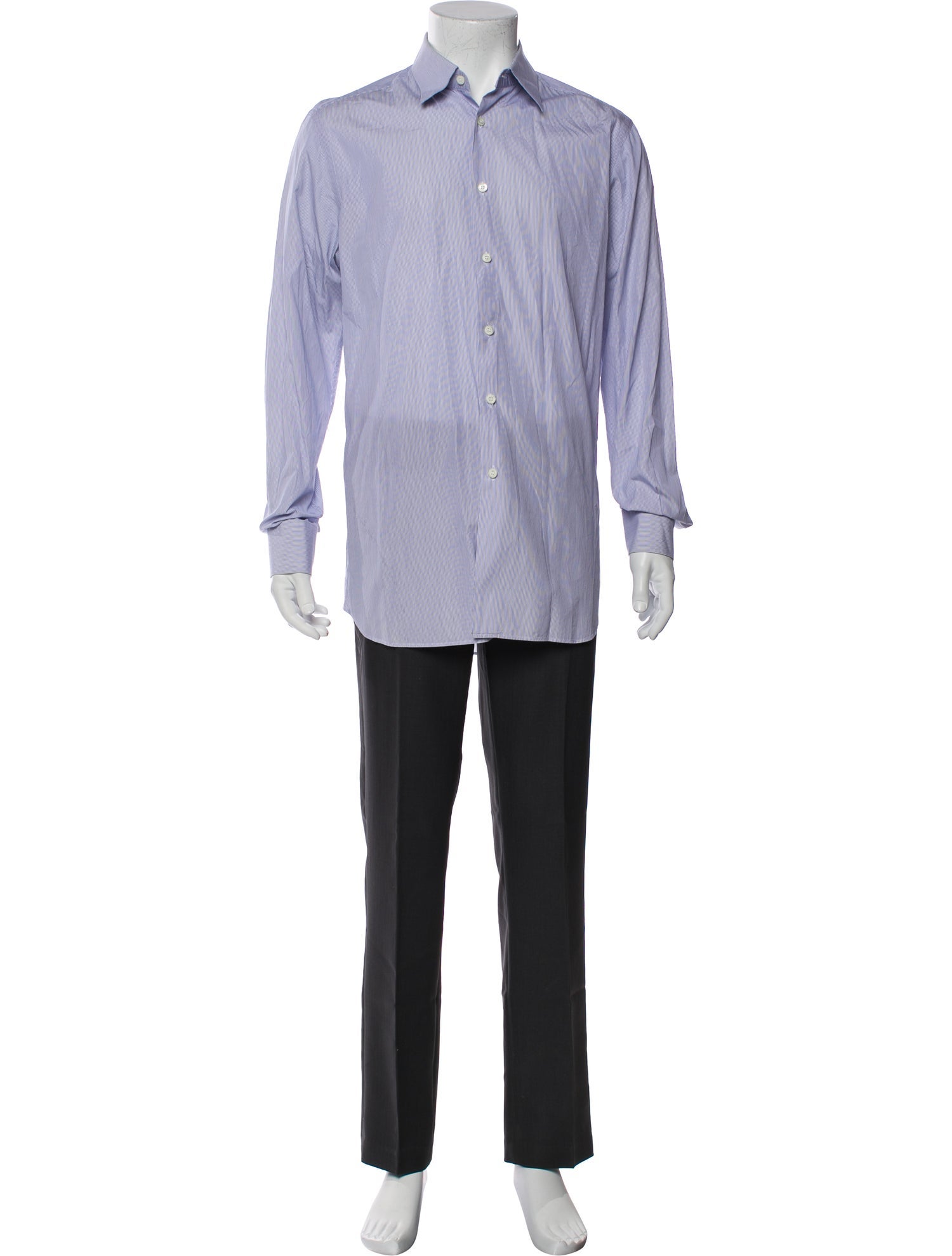 Prada 2015 Striped Dress Shirt