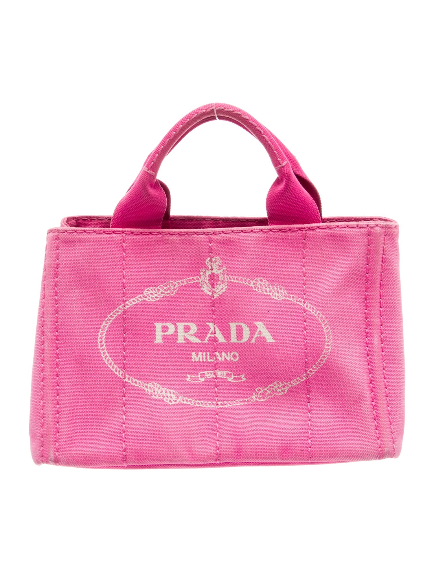 Prada Signature Canapa Logo Tote Small