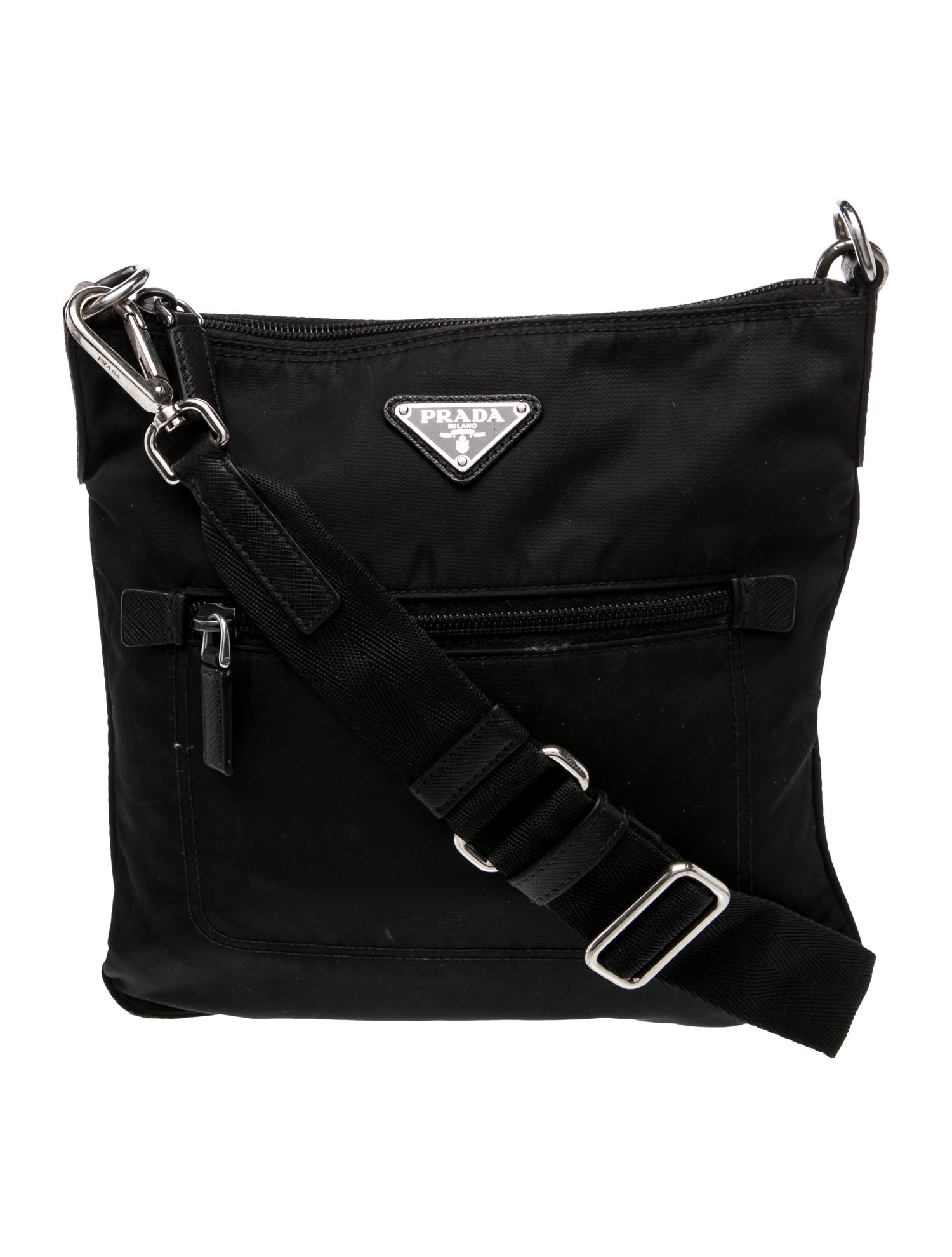 Prada Saffiano Leather Messenger Bag