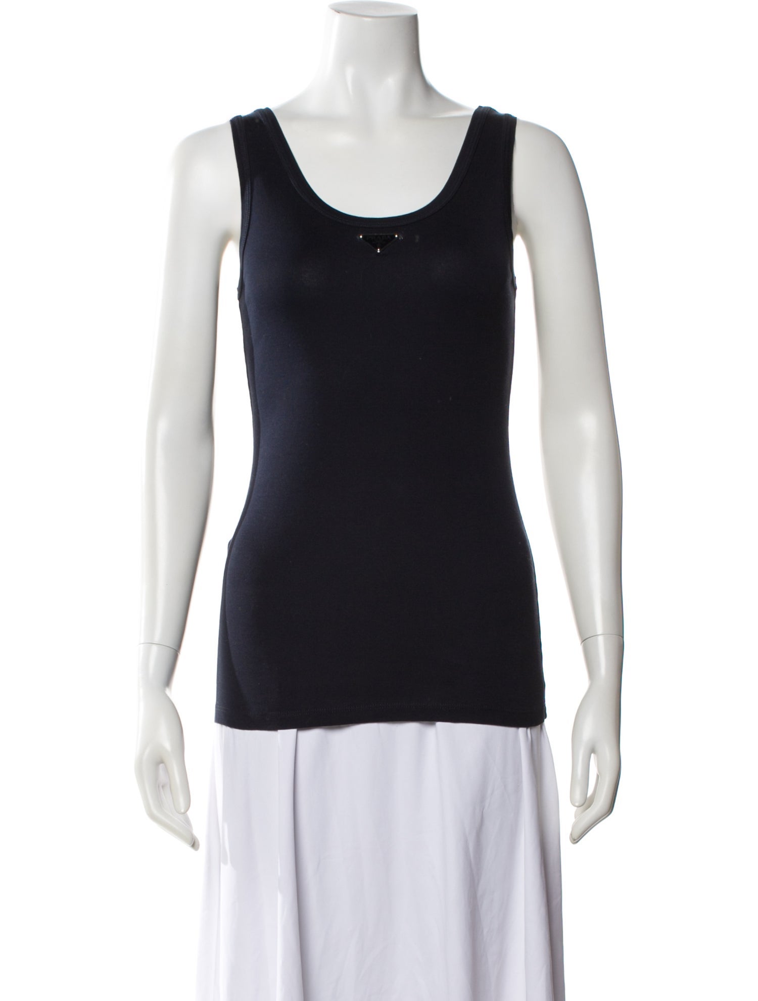 Prada 2024 Scoop Neck Top