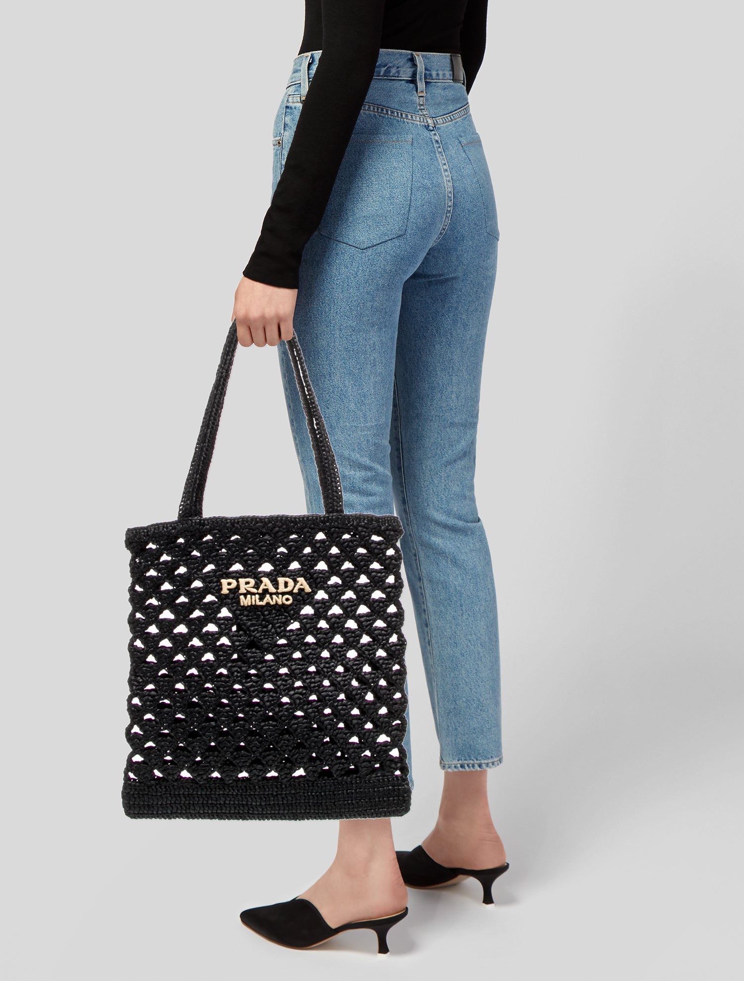 Prada Raffia Grass Tote