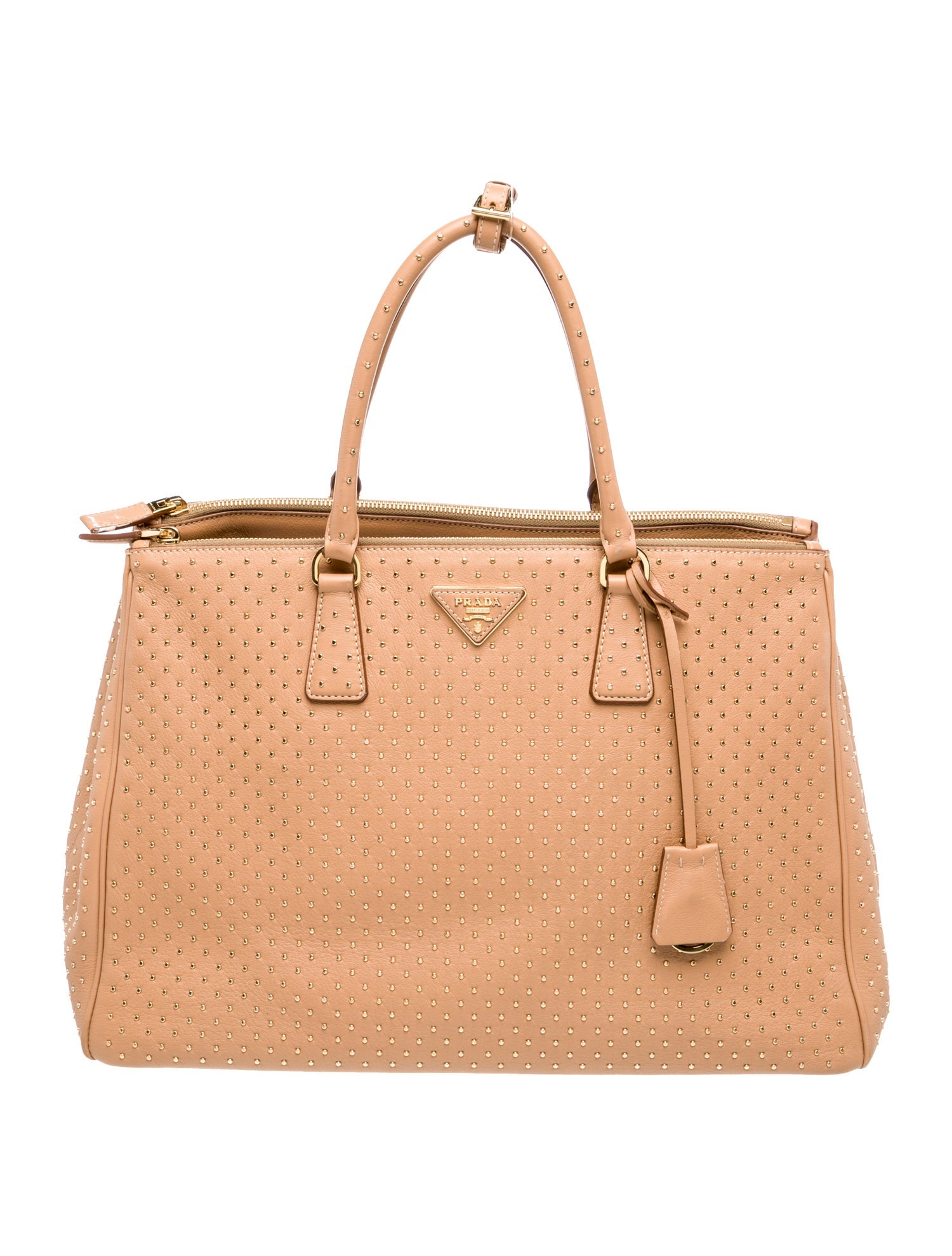 Prada Soft Calf Leather Galleria Double Zip XL 2024