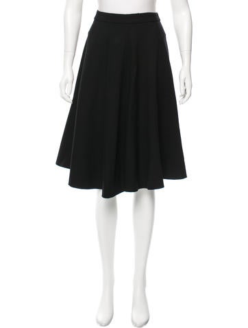 Prada Knee-Length Wool Skirt