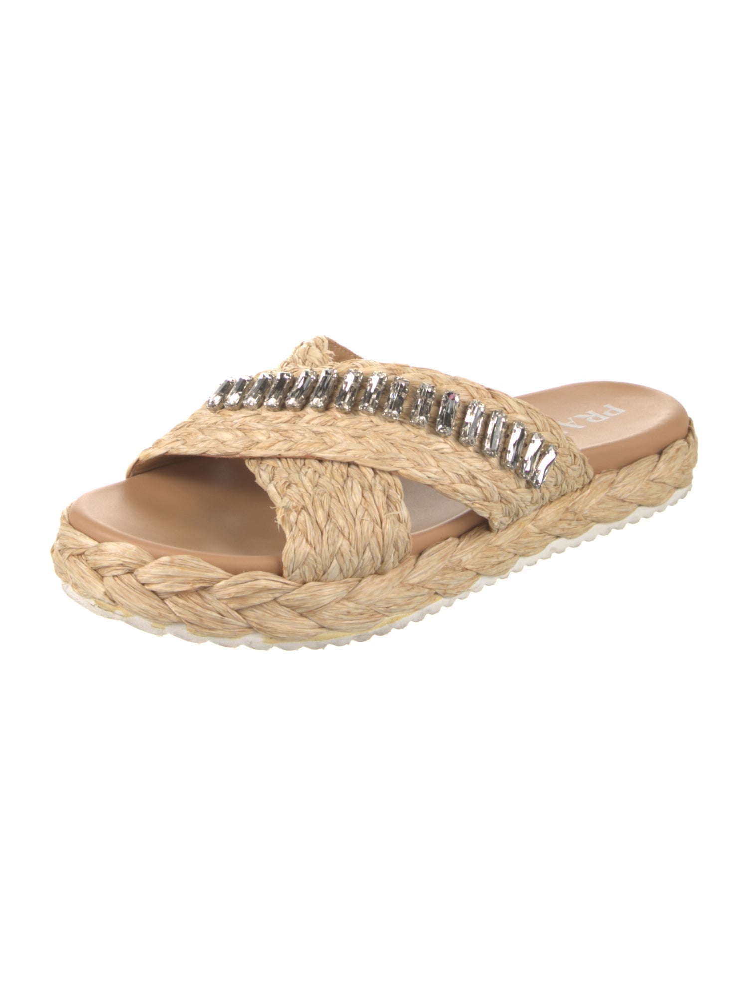 Prada 2019 Raffia Espadrilles