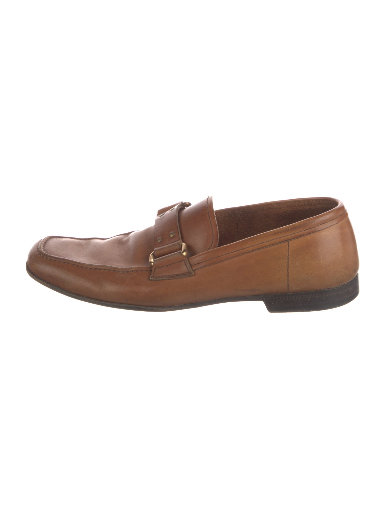 Prada Leather Dress Loafers