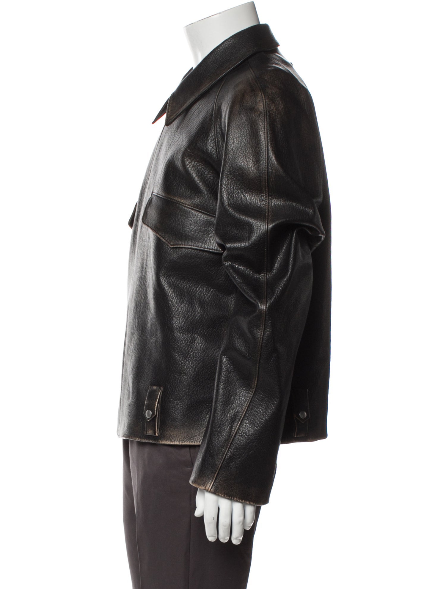Prada 2024 Goat Leather Moto Jacket