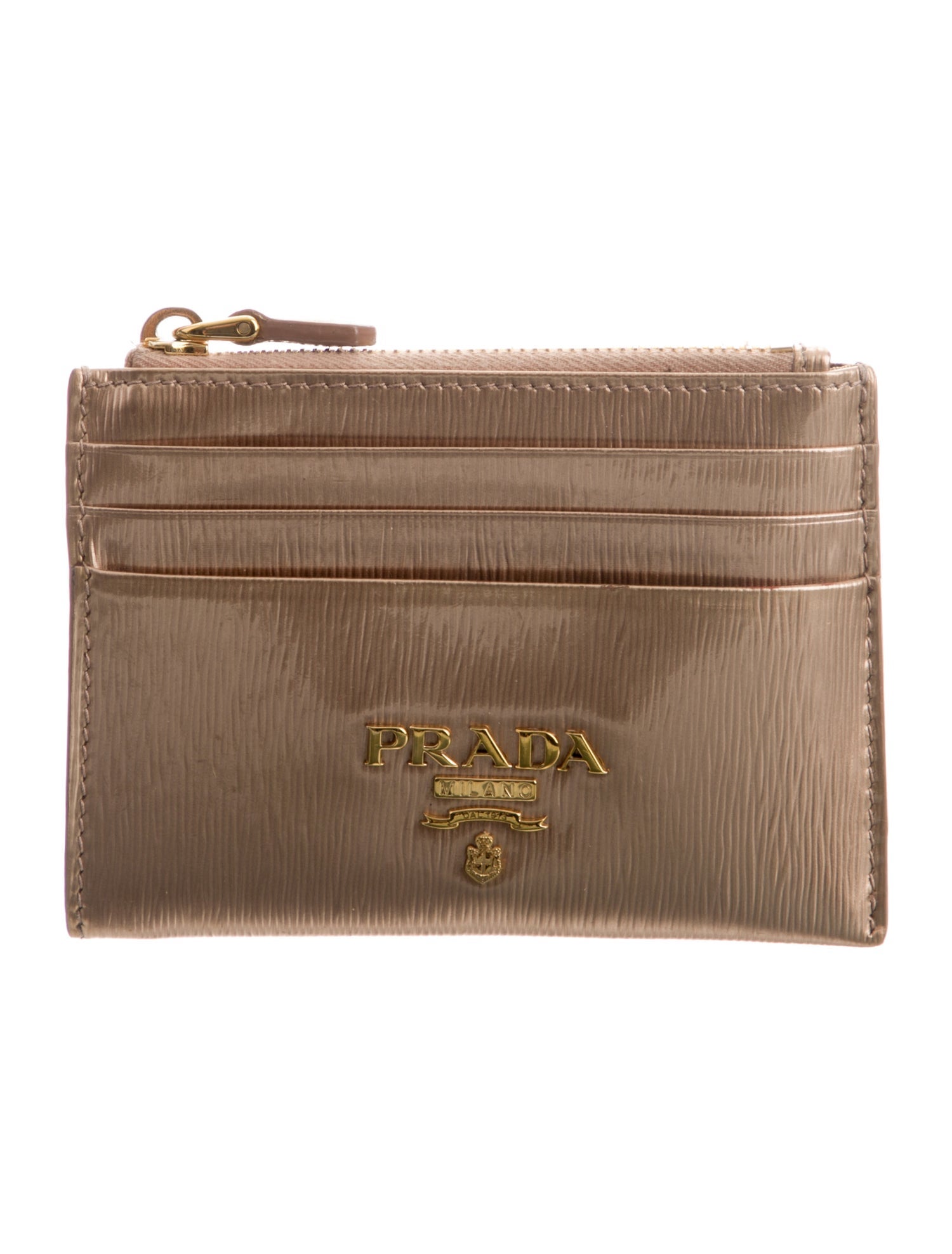 Prada Vernice Leather Wallet