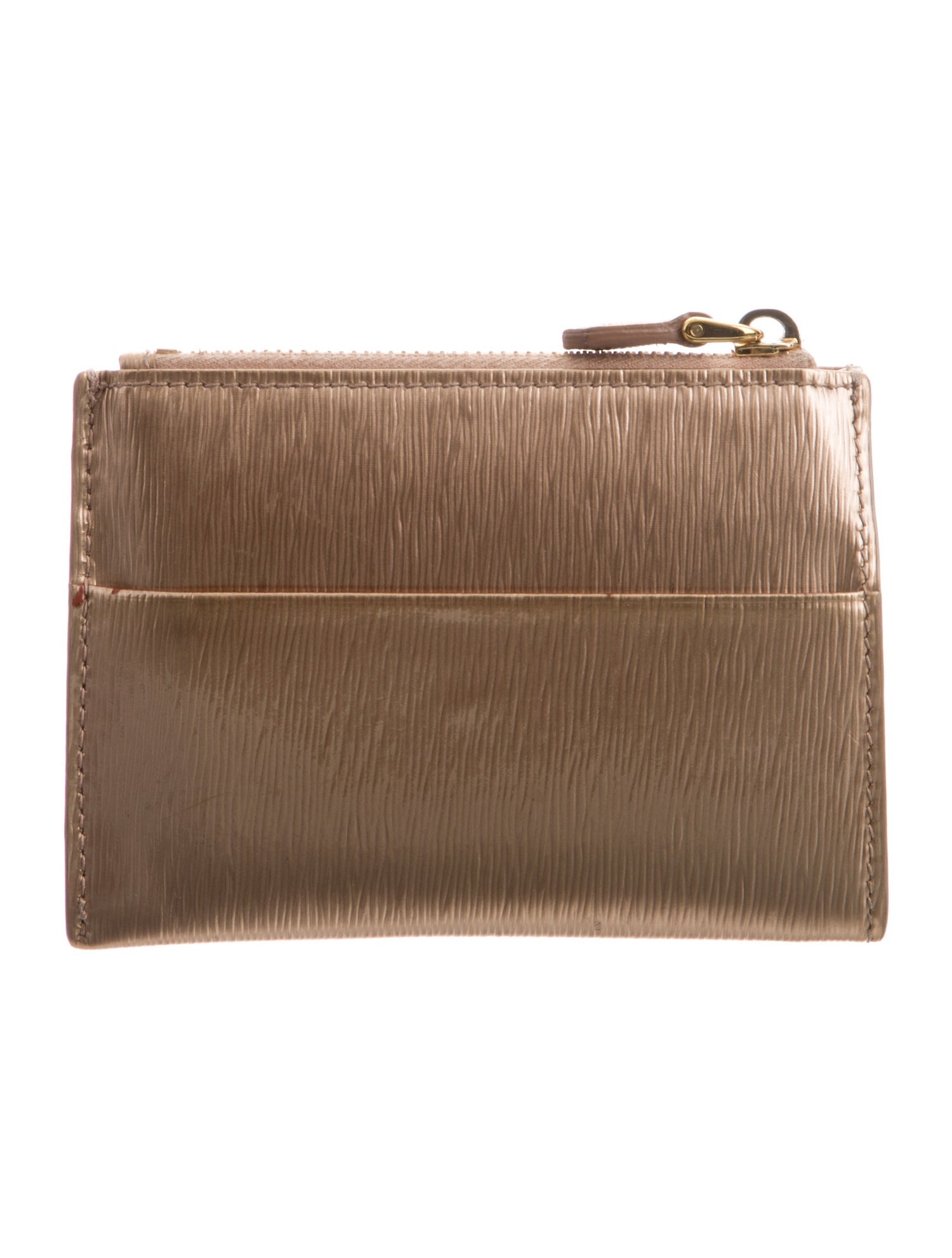 Prada Vernice Leather Wallet