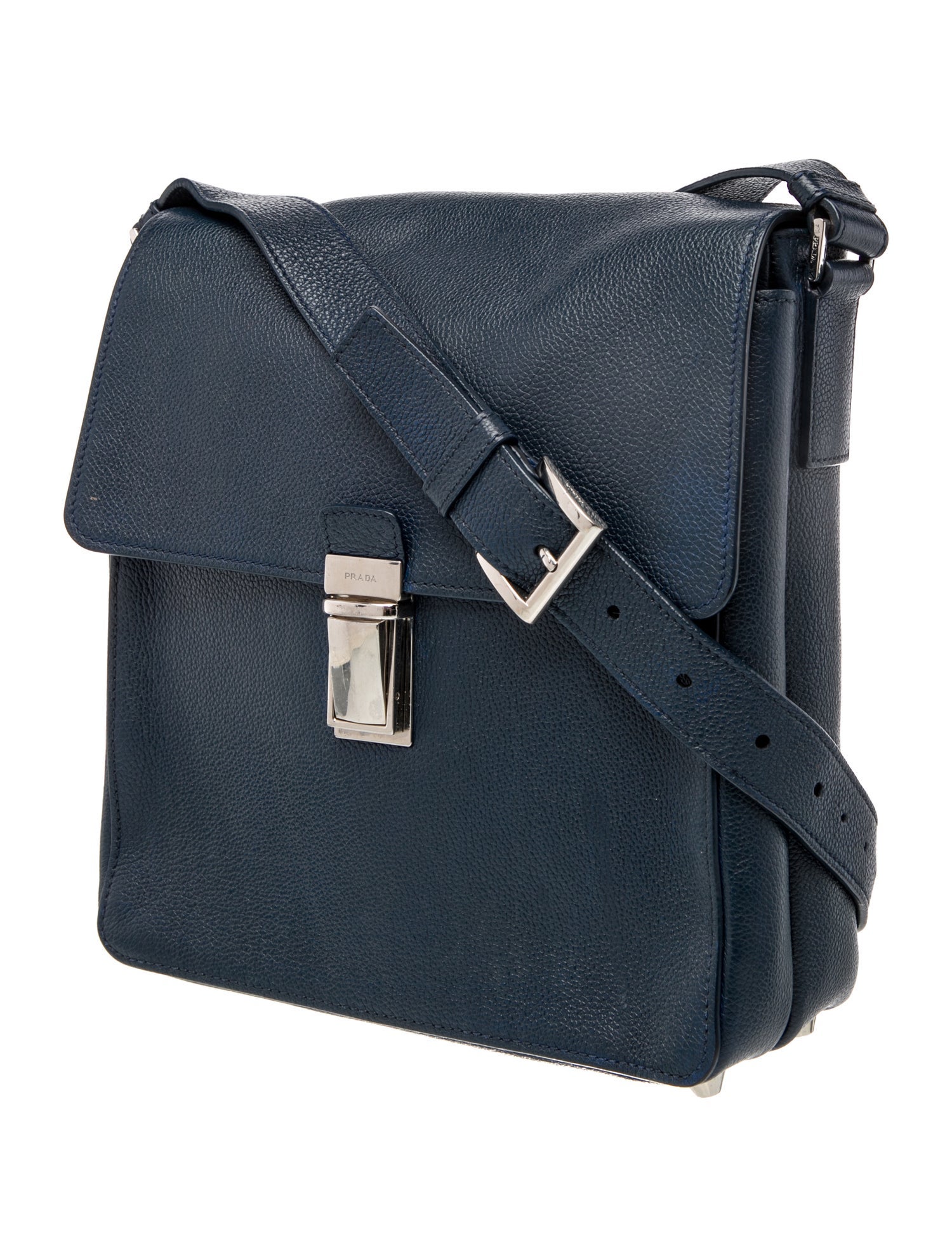 Prada Vitello Daino Leather Messenger Bag