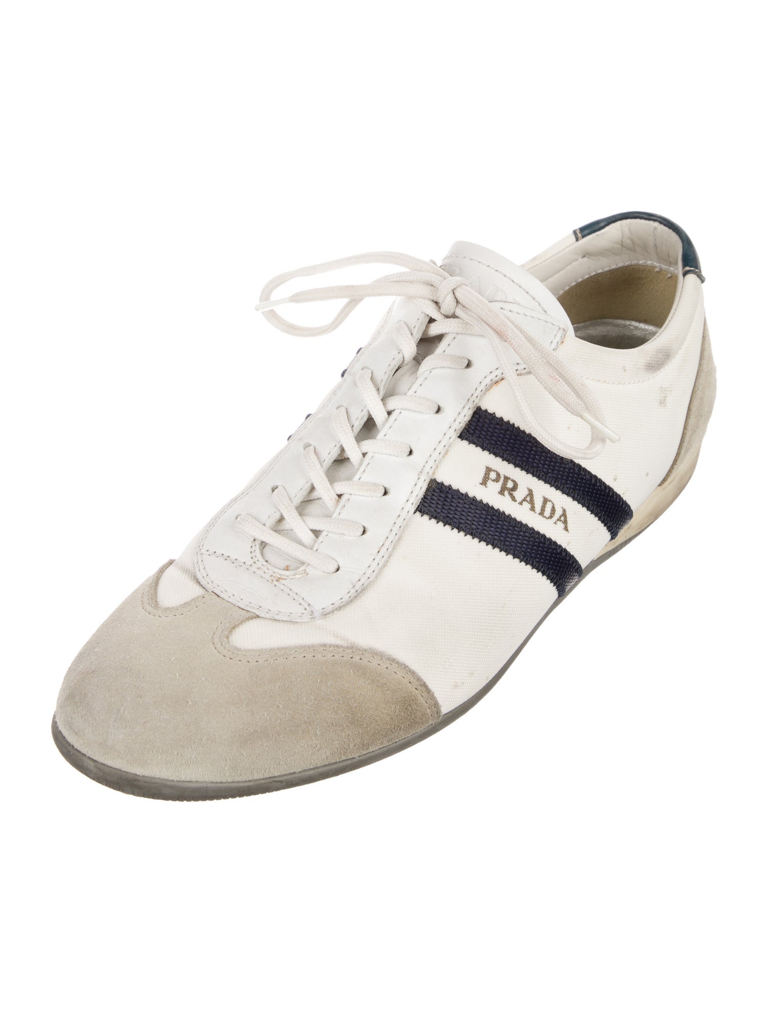 Prada Sport Striped Sneakers