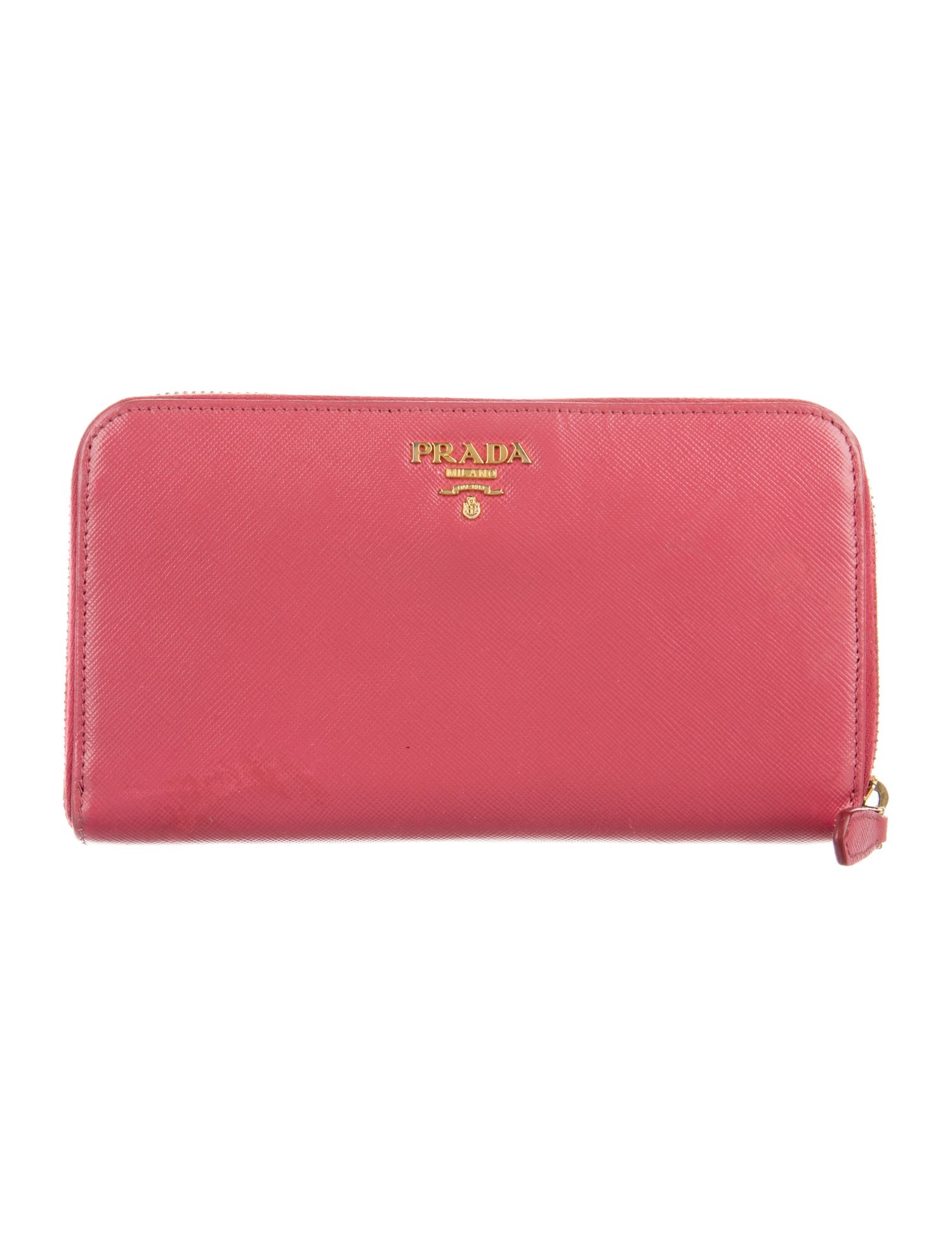 Prada Saffiano Metal Leather Continental Wallet