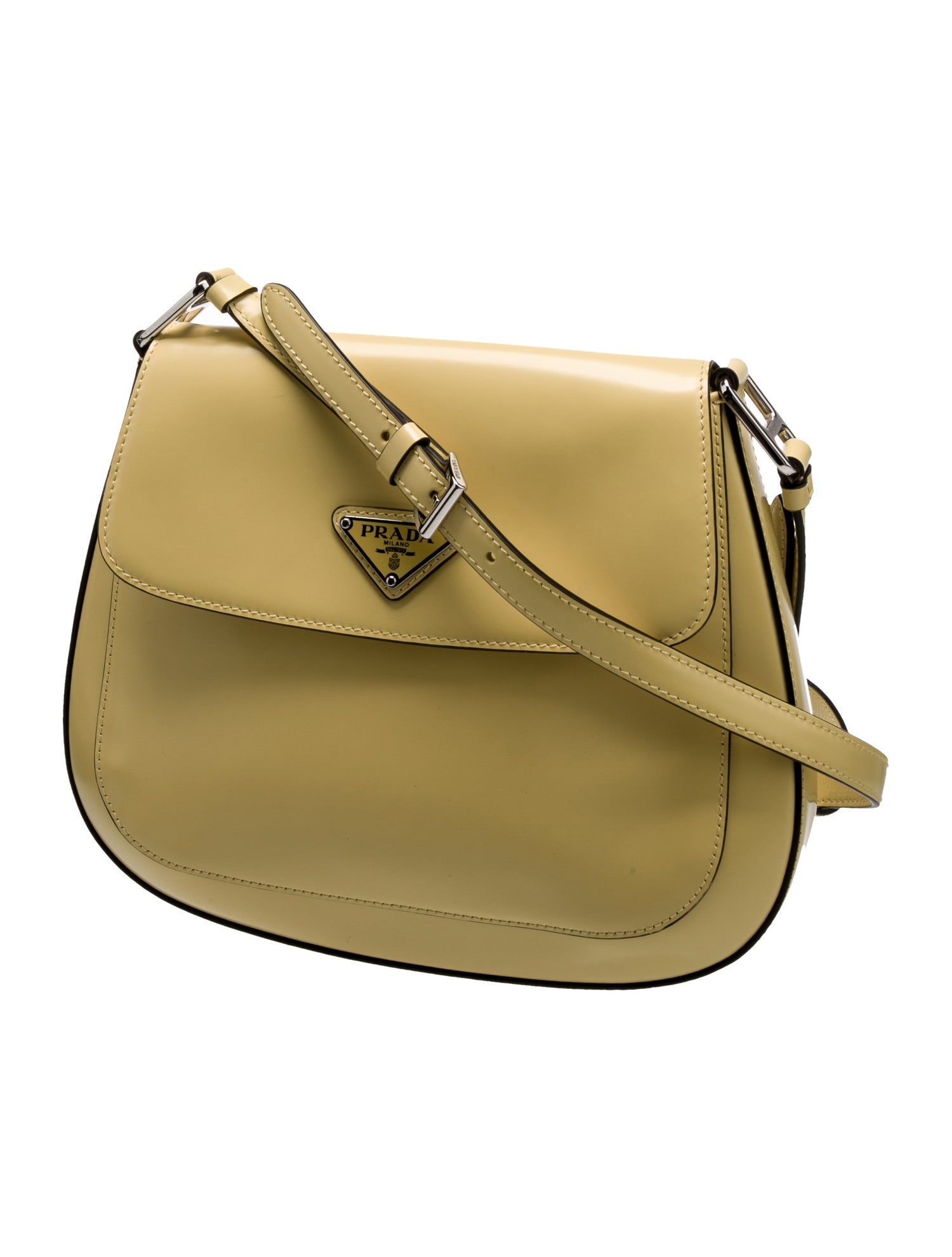 Prada Spazzolato Leather Cleo