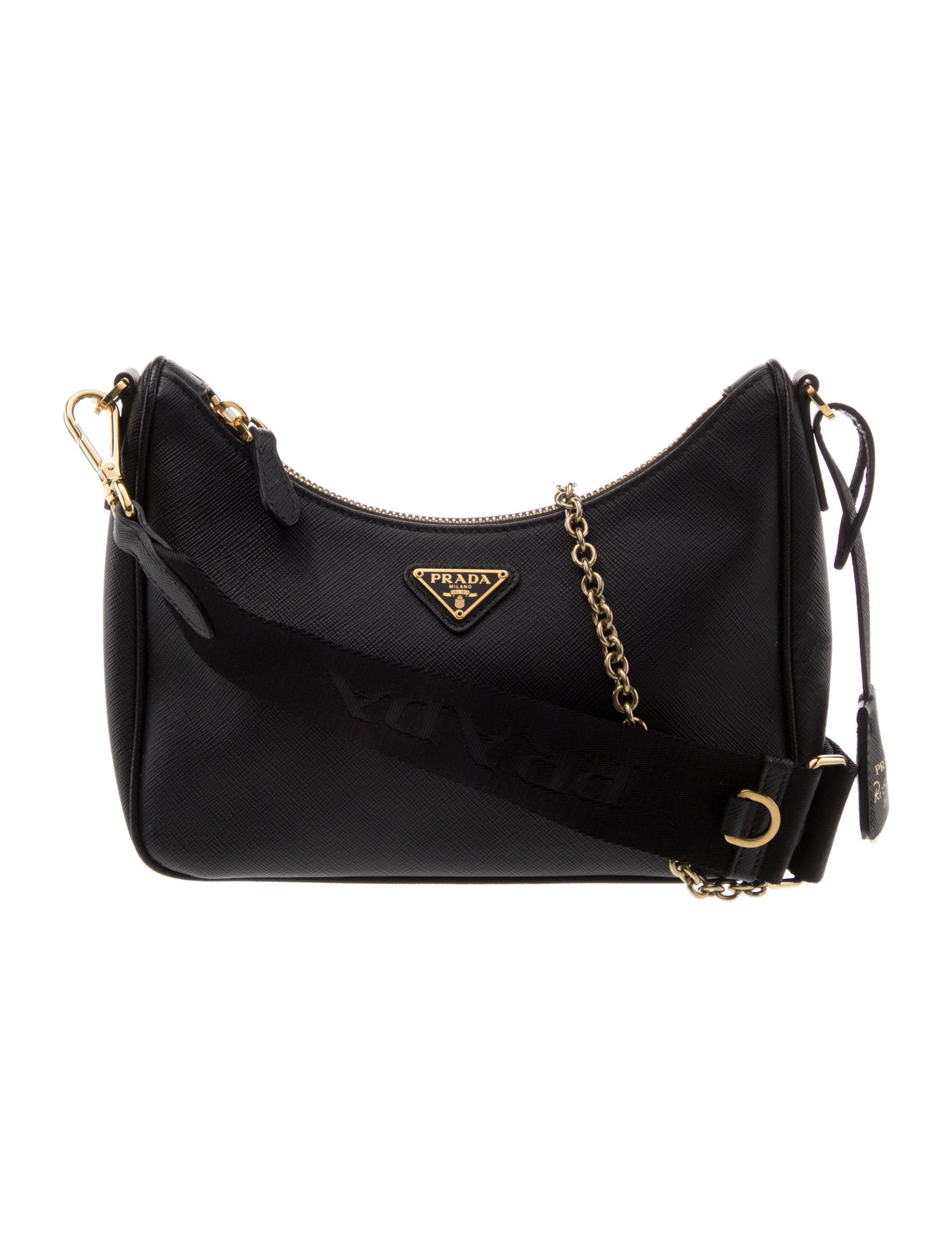 Prada Enameled Metal Triangle Re-Edition 2005