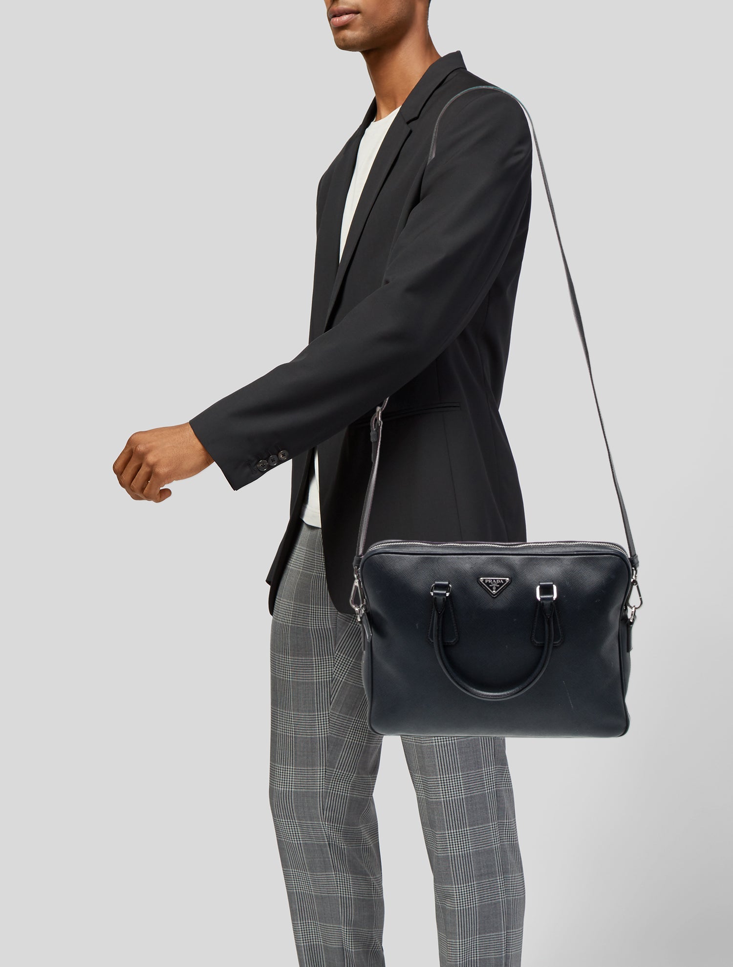 Prada Saffiano Leather Briefcase