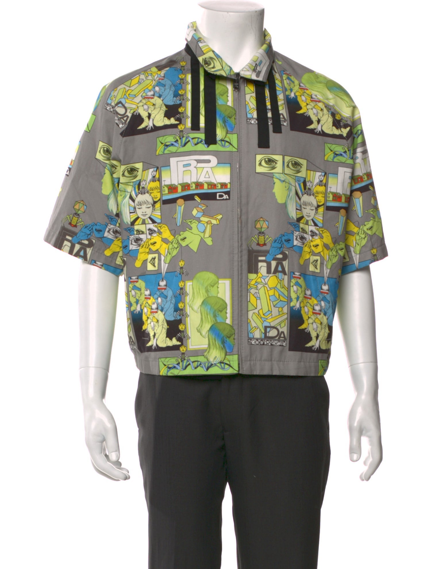 Prada 2018 Graphic Print Shirt