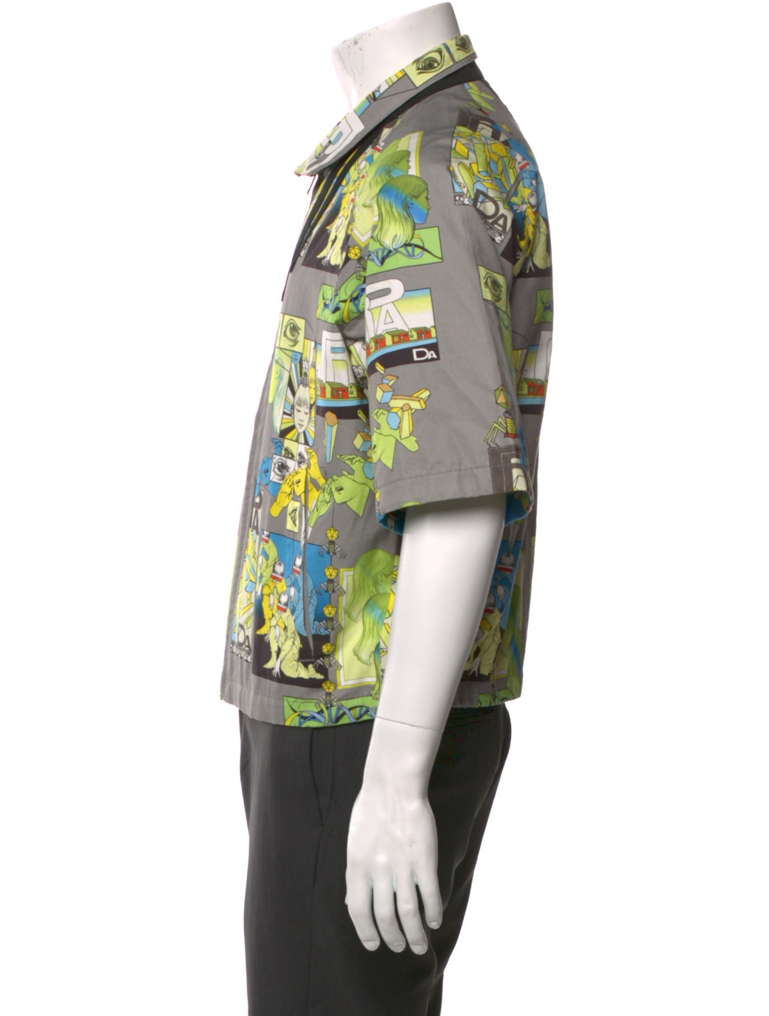 Prada 2018 Graphic Print Shirt