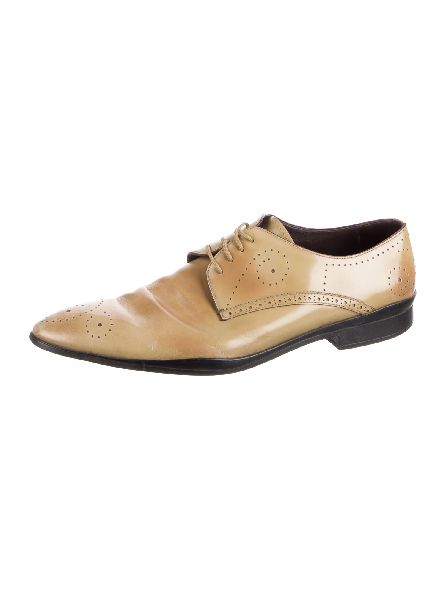 Prada Leather Derby Shoes