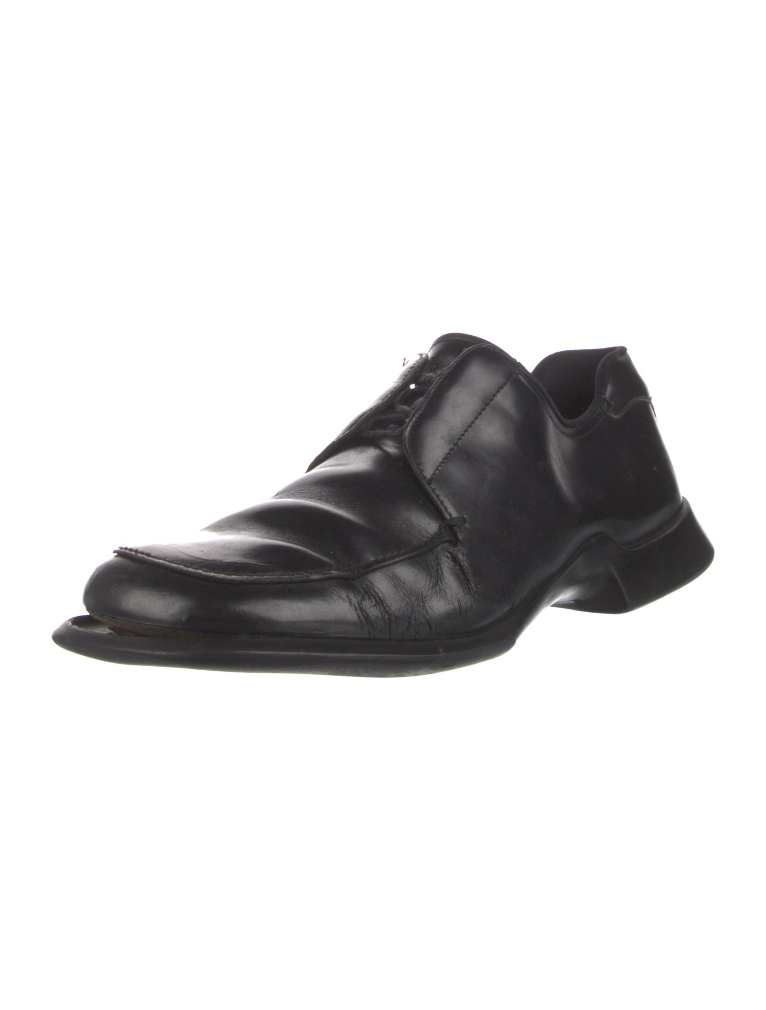 Prada Leather Derby Shoes