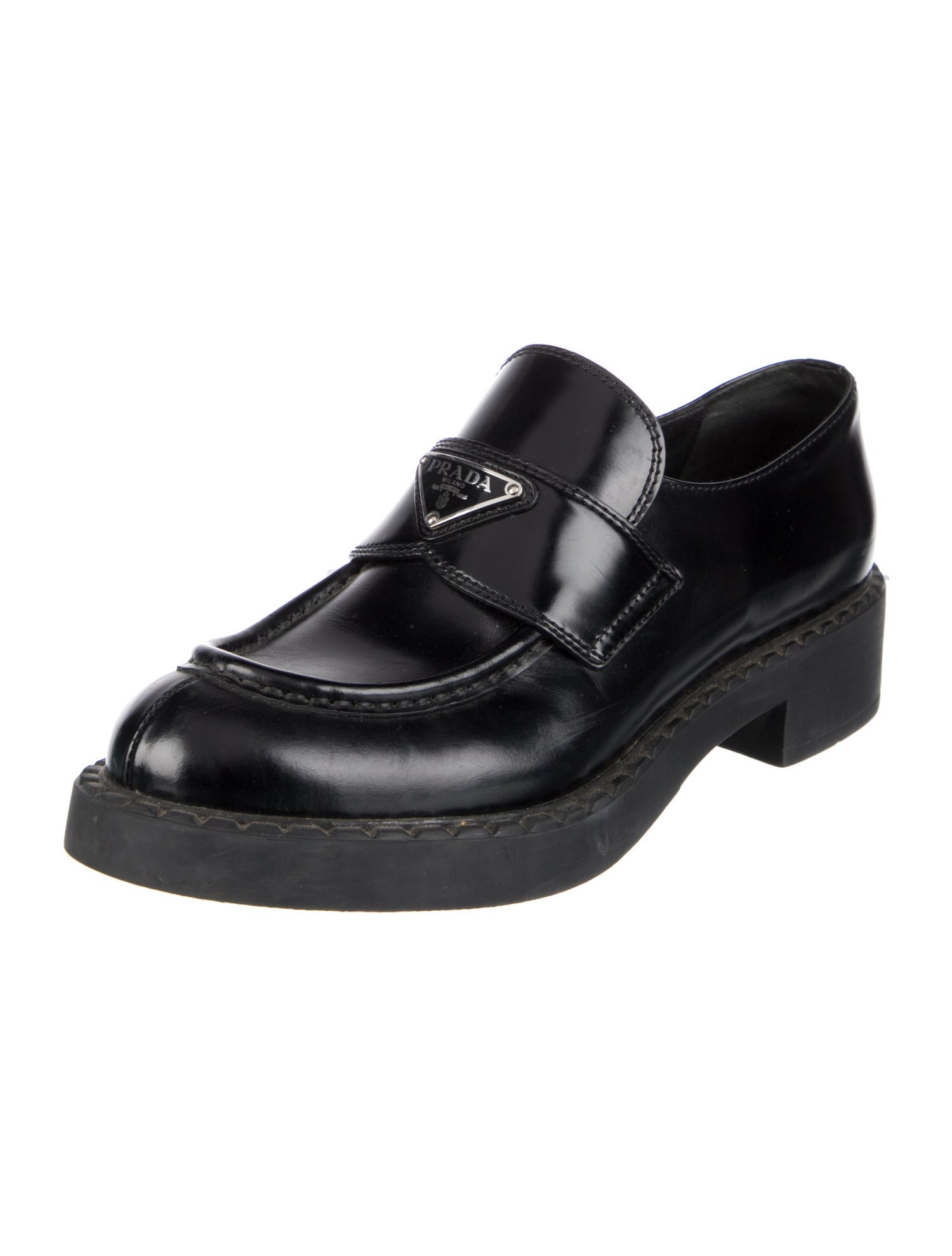 Prada Leather Oxfords