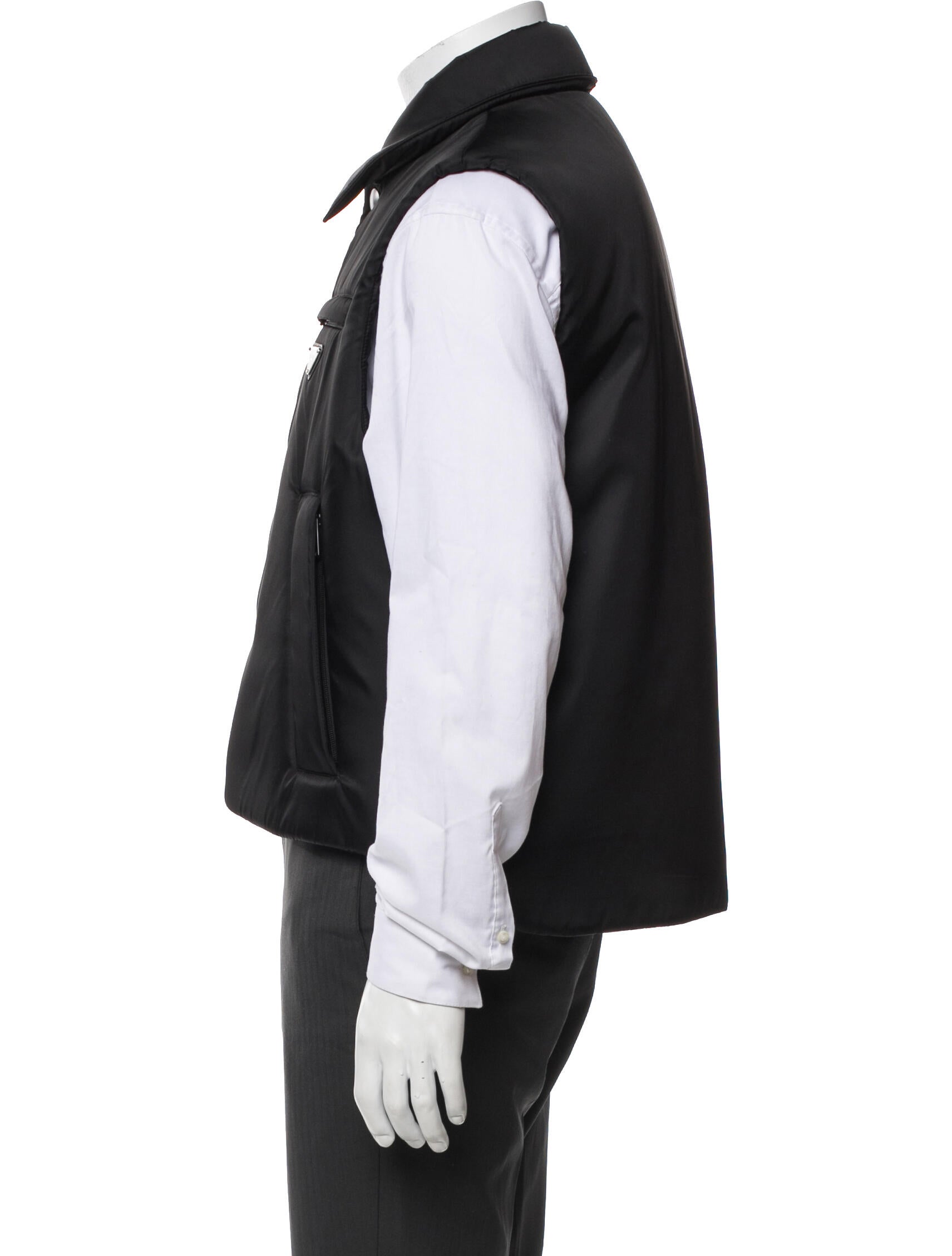 Prada 2018 Enameled Metal Triangle Vest