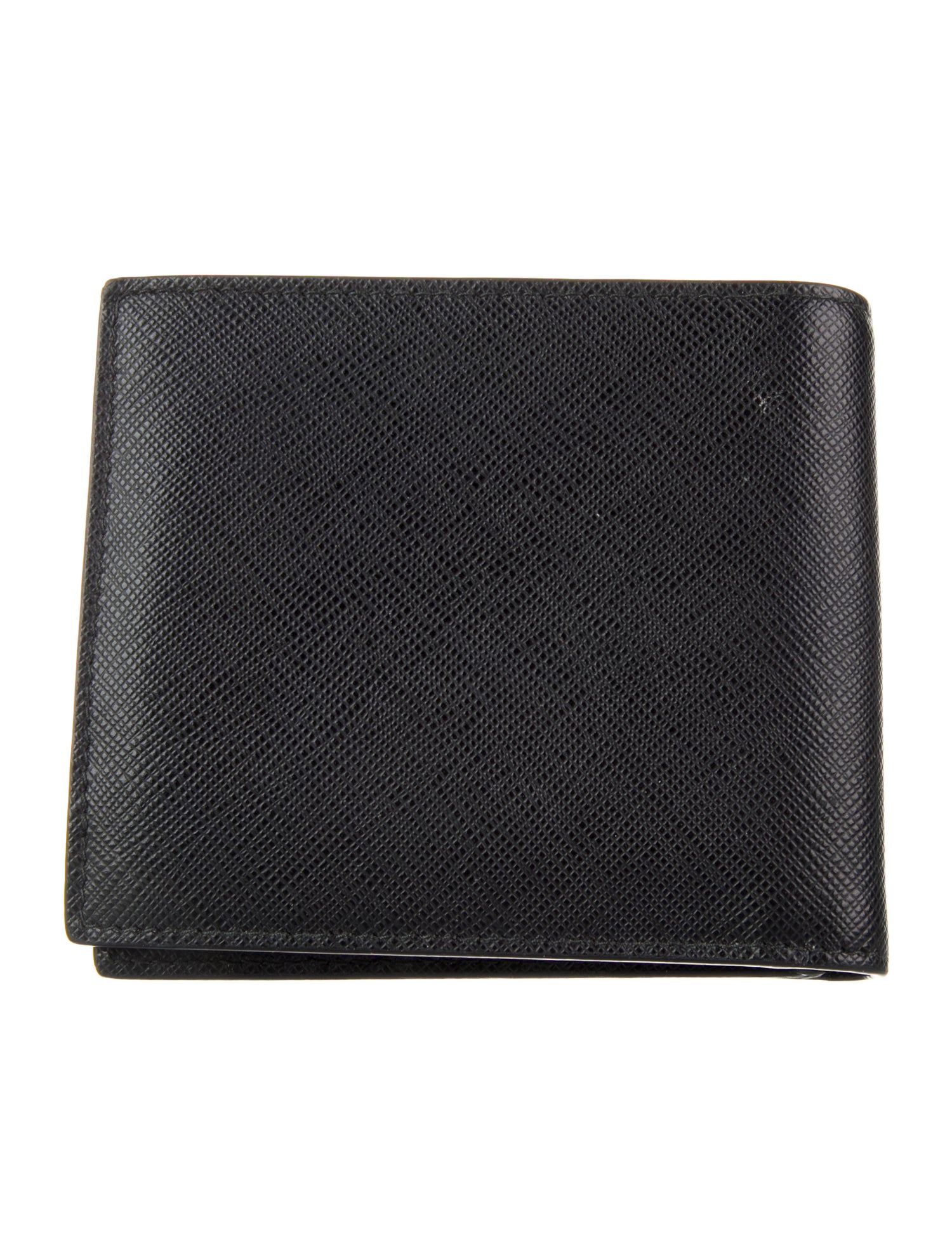 Prada Saffiano Cuir Leather Bifold Wallet