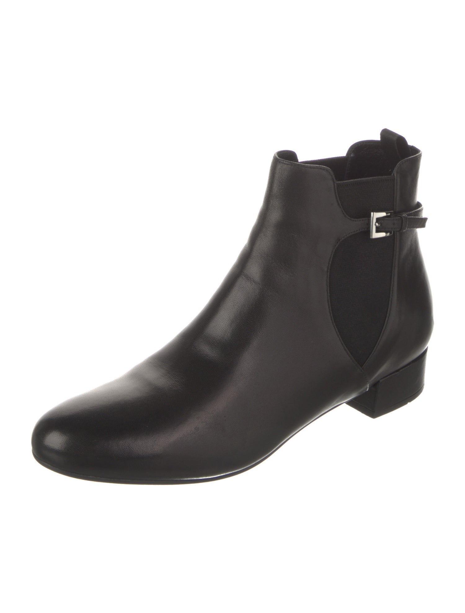 Prada Leather Chelsea Boots