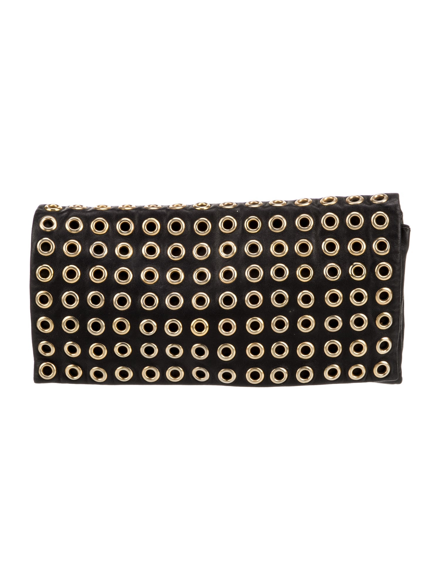 Prada Enameled Metal Triangle Metal